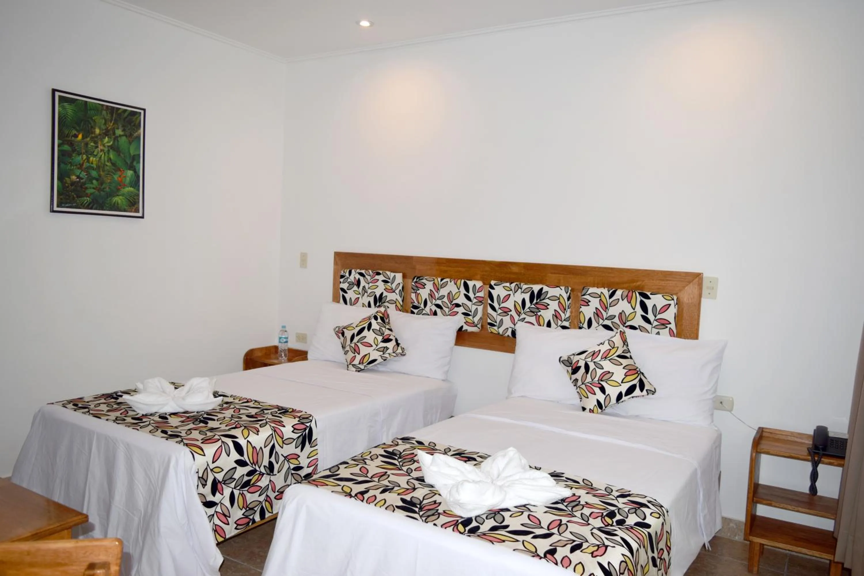 Bed in Hotel Jungle House