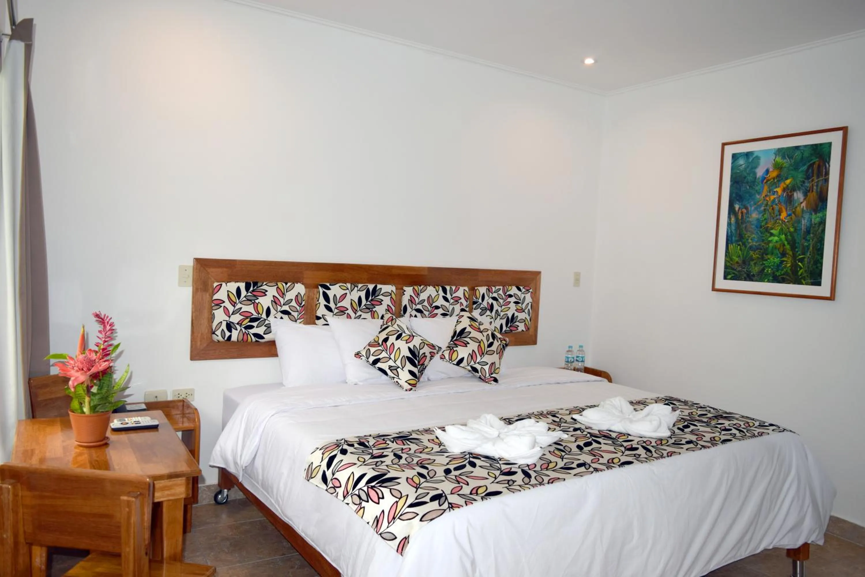 Bed in Hotel Jungle House