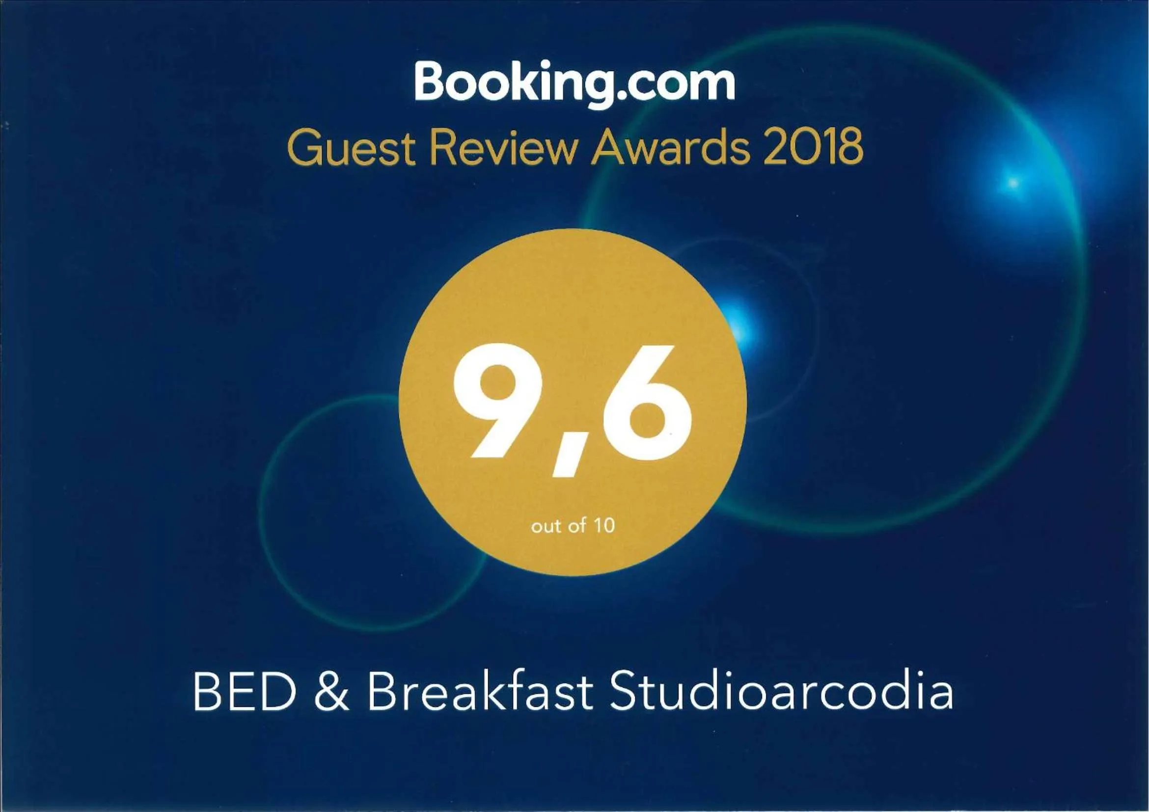 Certificate/Award in Bed & Breakfast StudioArcodia-