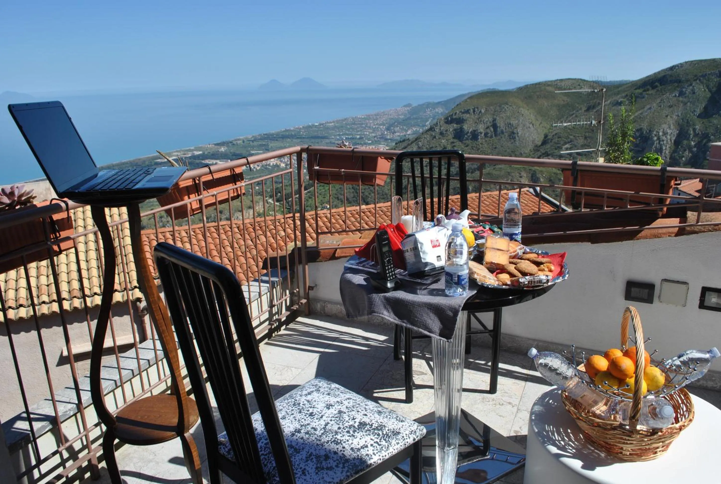 Balcony/Terrace in Bed & Breakfast StudioArcodia-