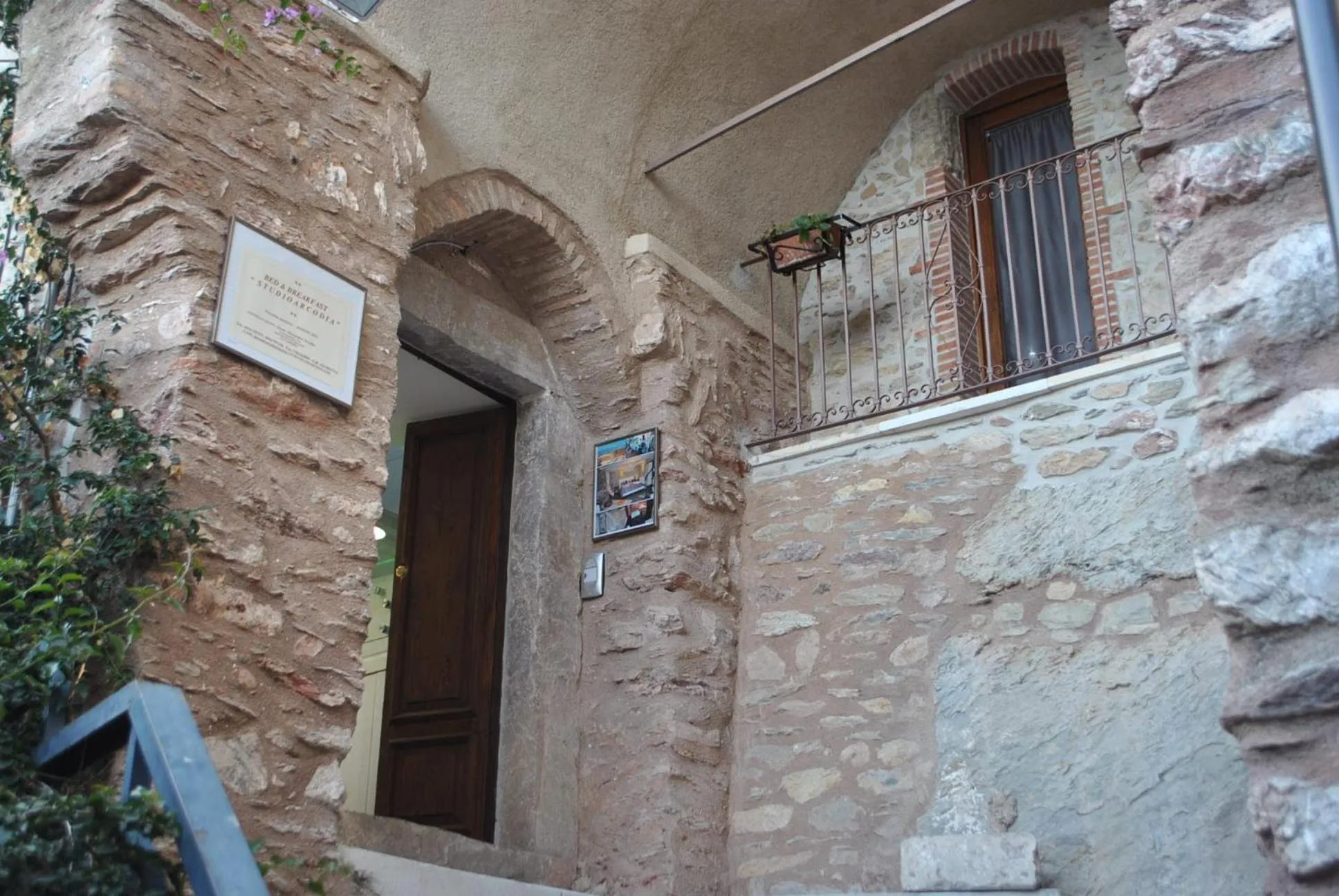 Patio in Bed & Breakfast StudioArcodia-