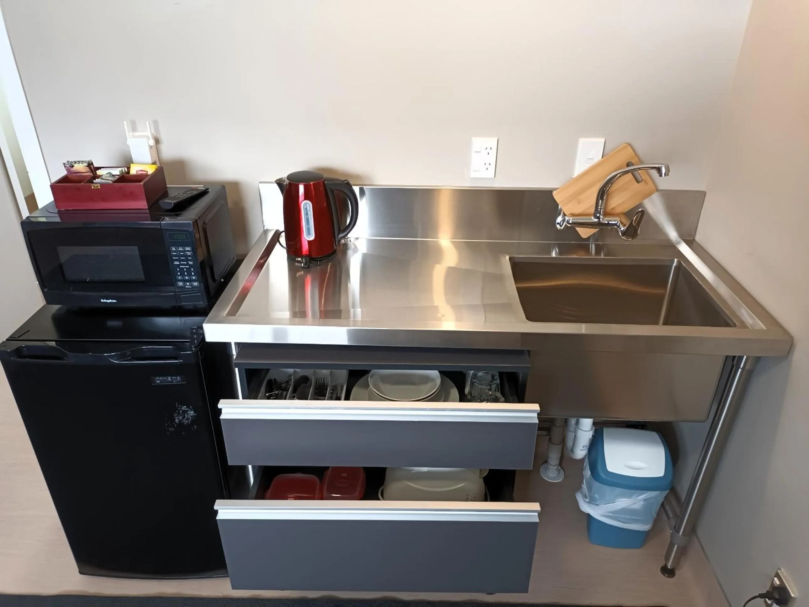 Coffee/tea facilities in Tongariro Junction Accommodation