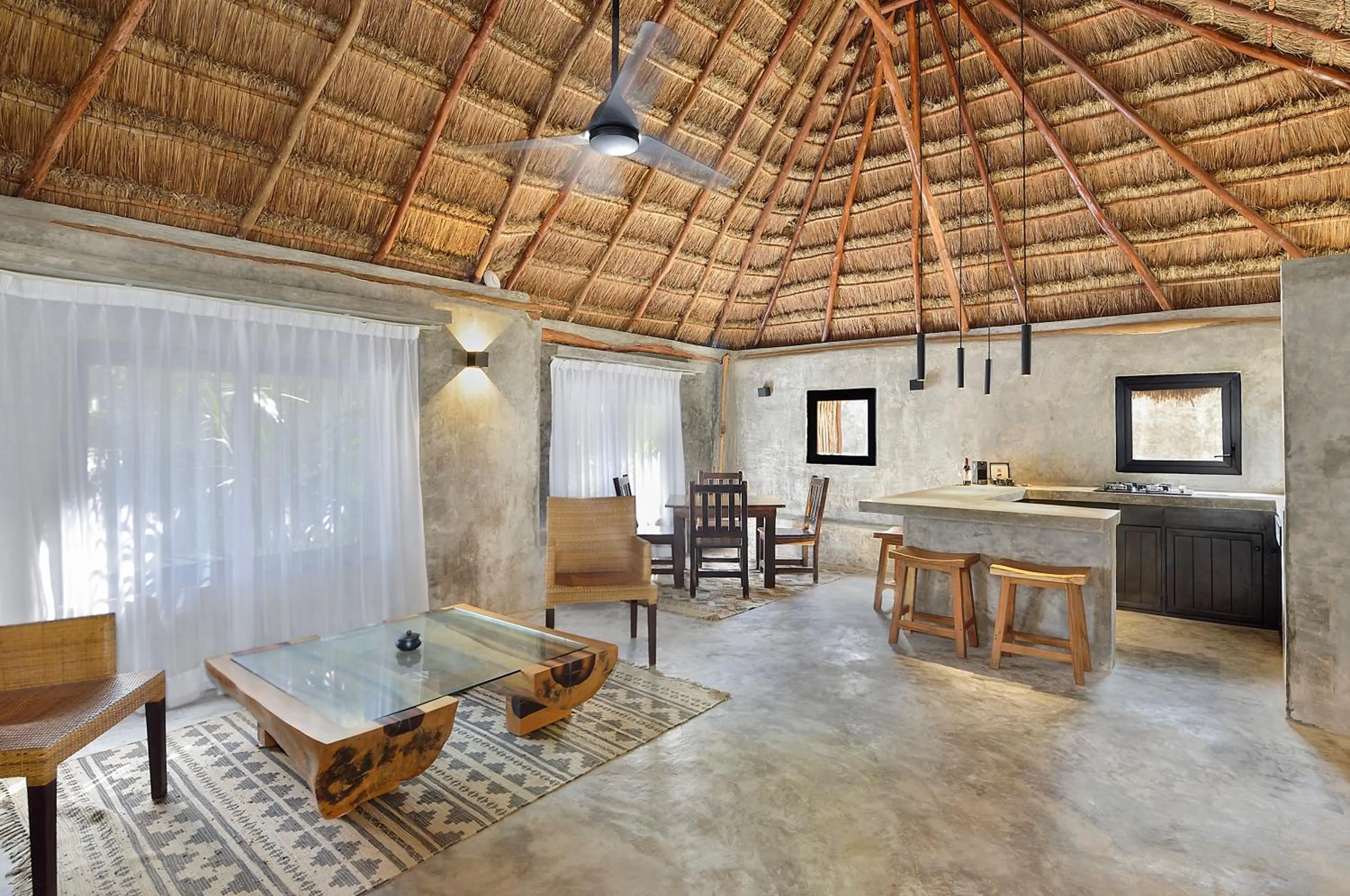 Living room in Maya Tulum By G Hotels