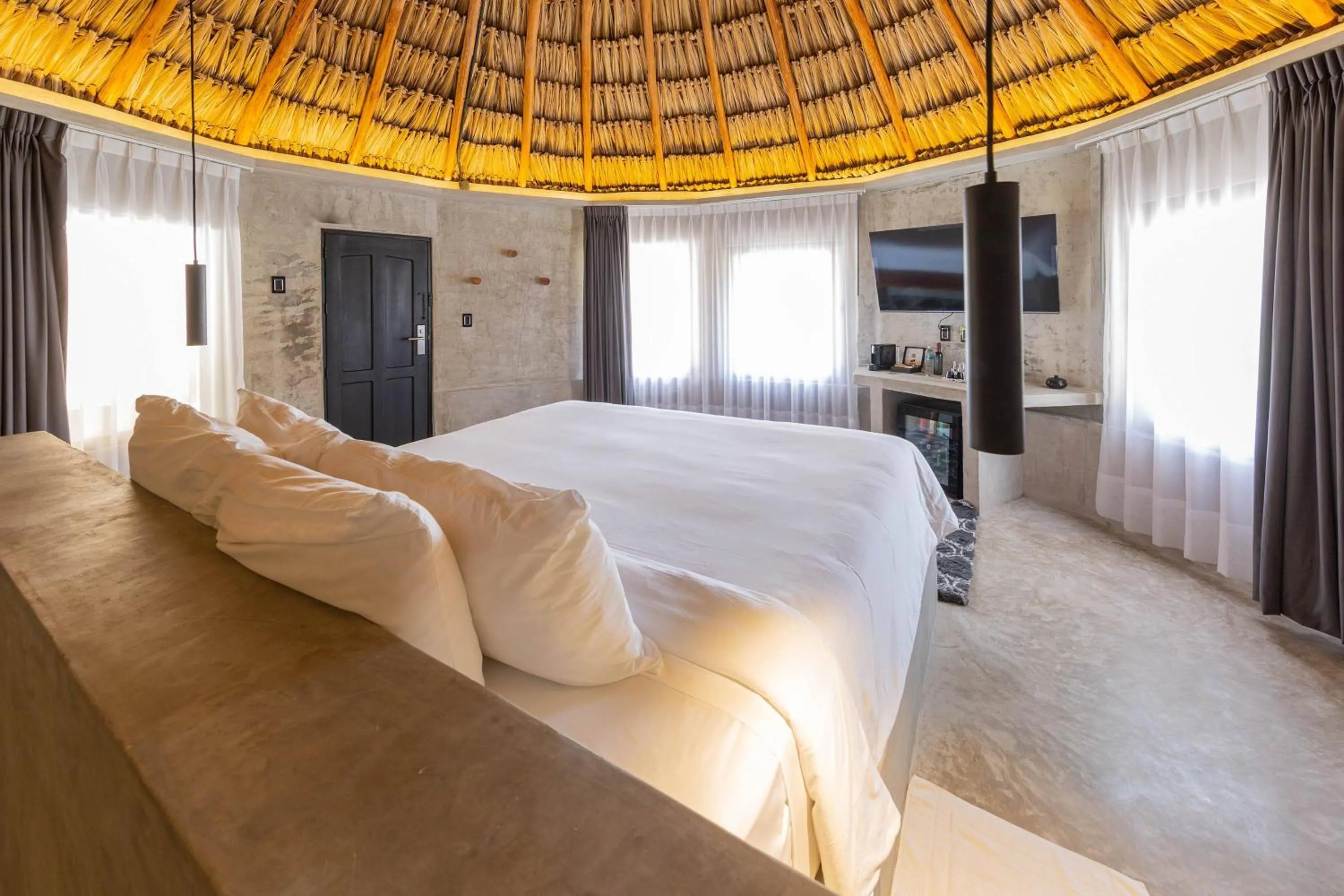 Bed in Maya Tulum By G Hotels