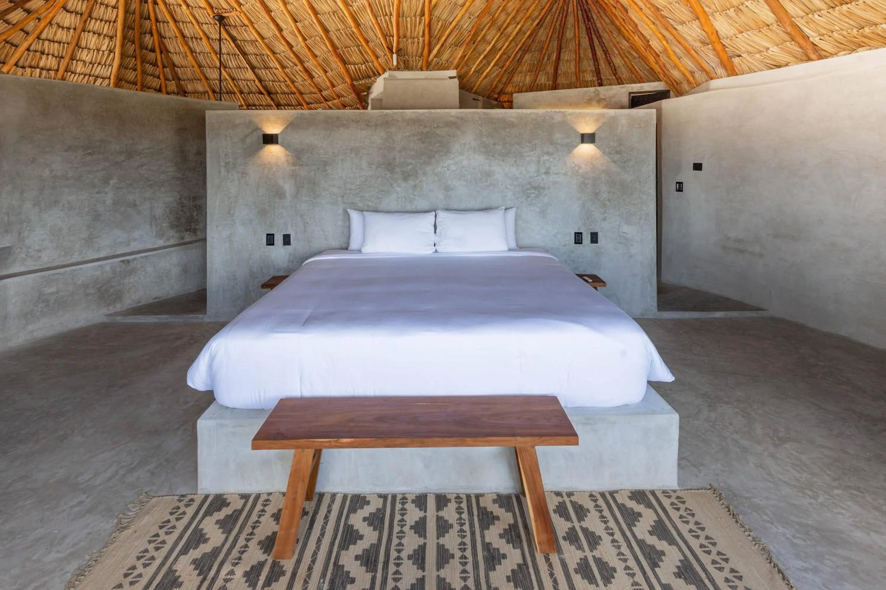 Bed in Maya Tulum By G Hotels