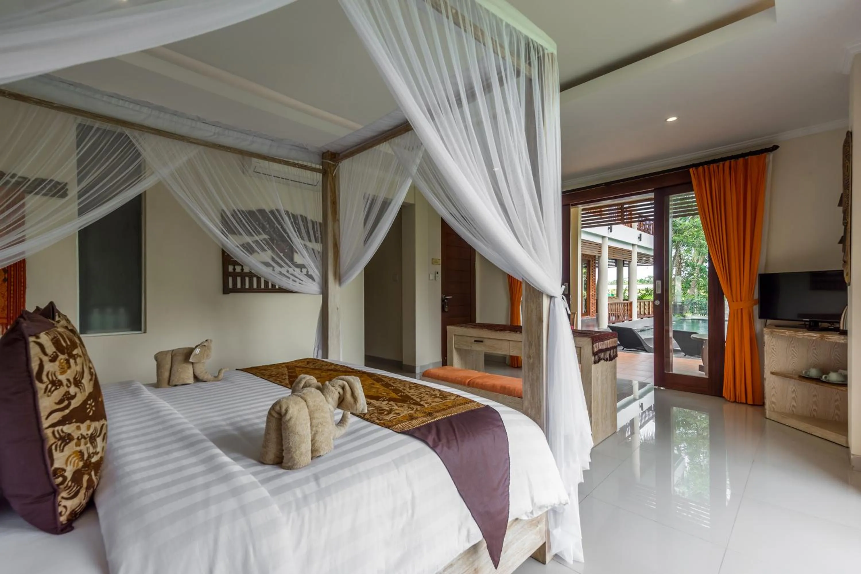 Bedroom, Bed in Gefecon Villa Ubud