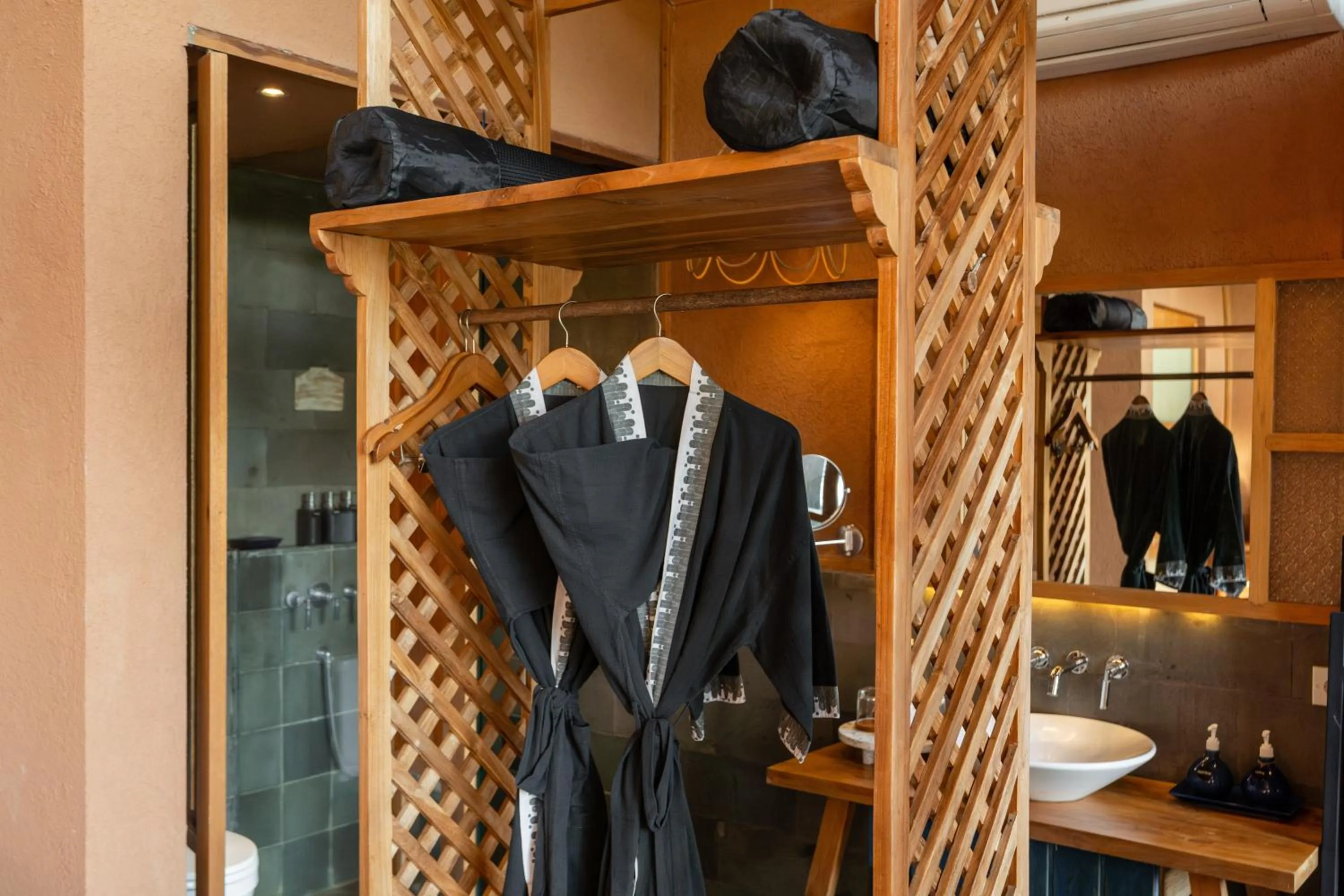 wardrobe in Amora Ubud Boutique Villas