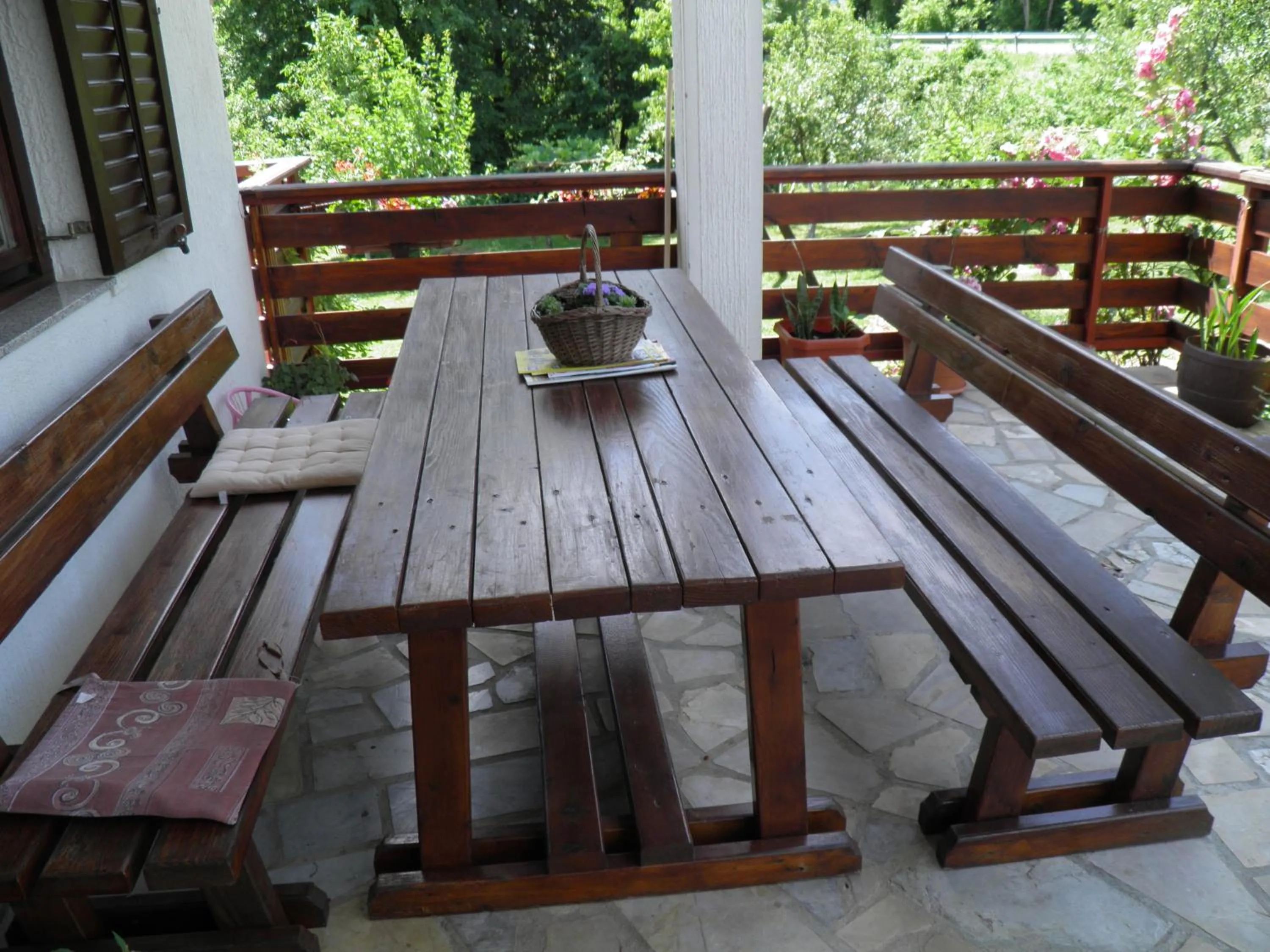 Balcony/Terrace in House Janja Plitvice