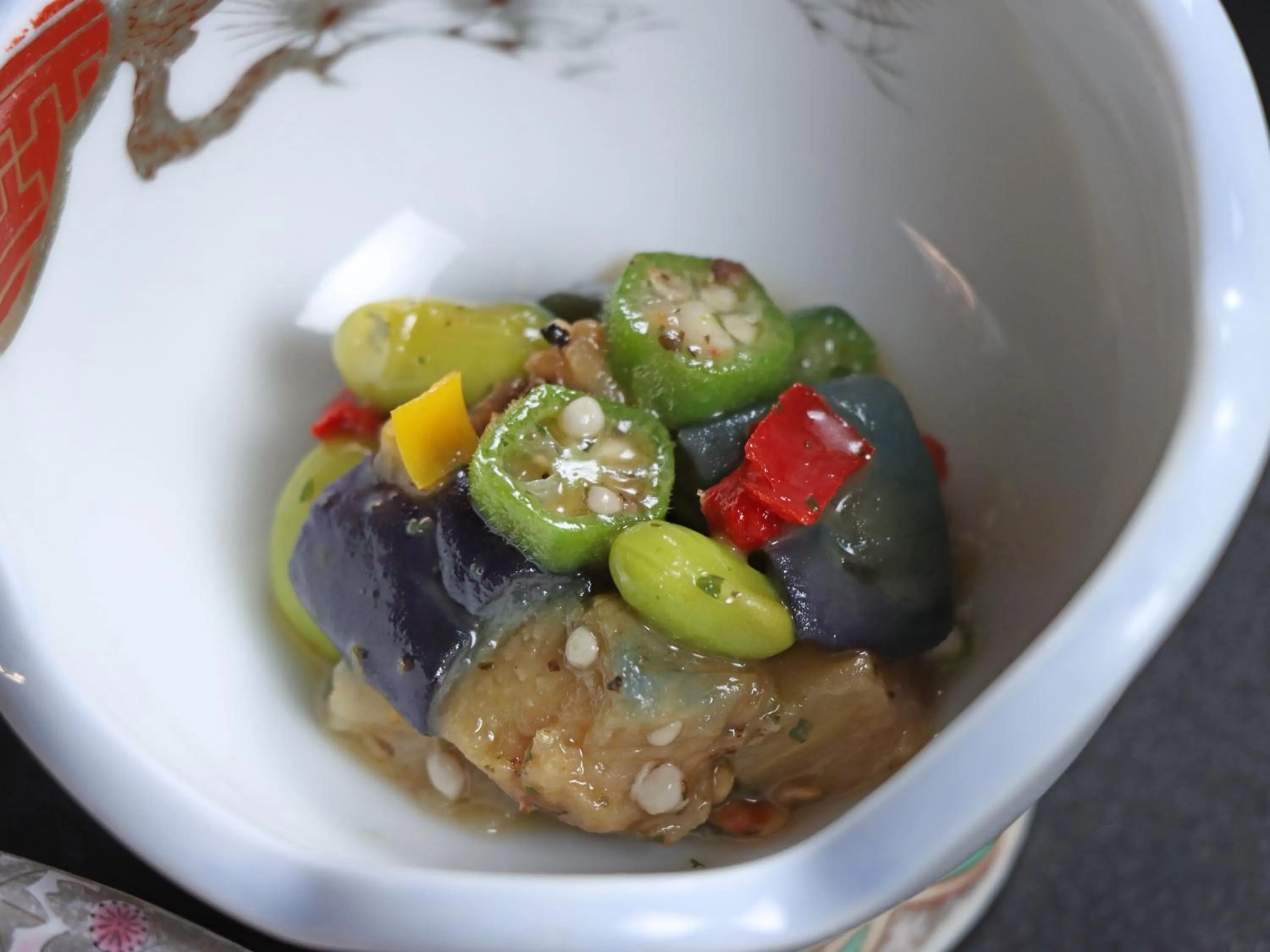 Food close-up in Shugyoku no Yu Yakushido Onsen