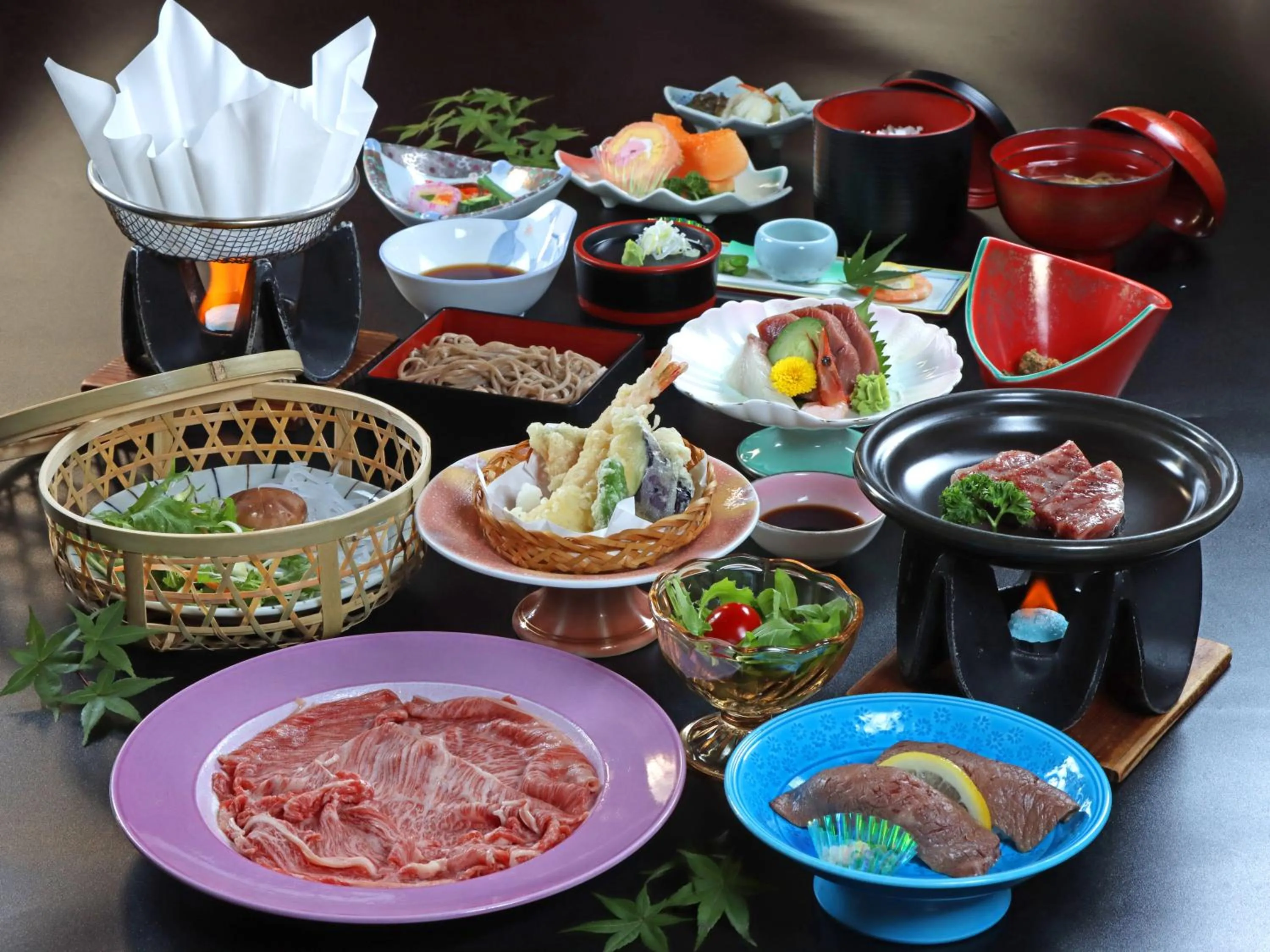 Food in Shugyoku no Yu Yakushido Onsen