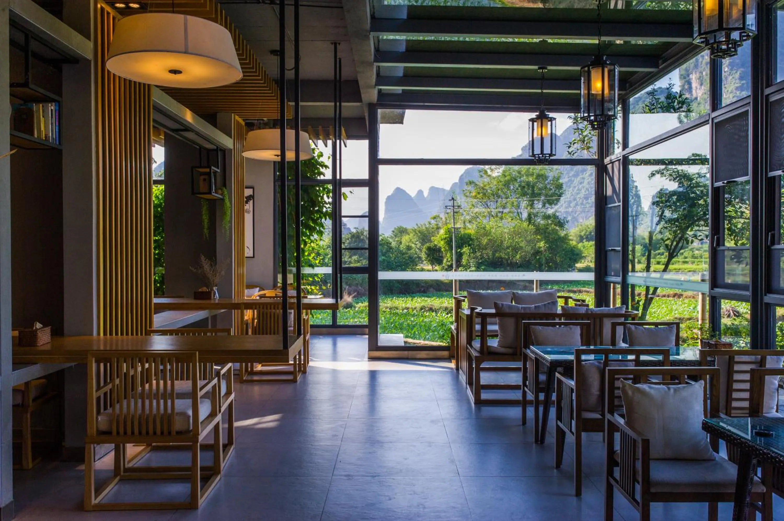 Restaurant/places to eat in Yangshuo Zen Garden Resort - Rich Chinese traditional activities