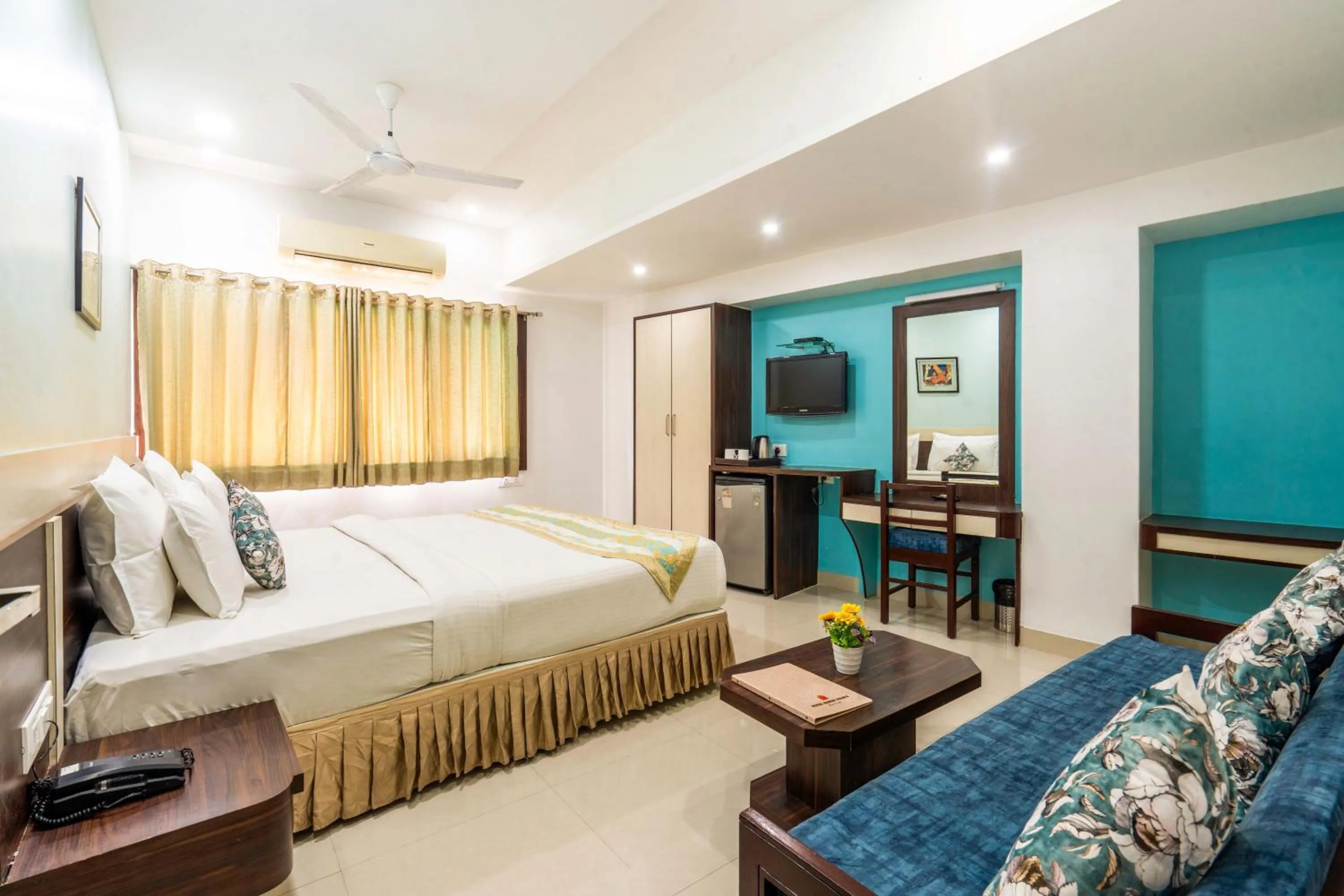 Bed in Hotel Ashish Palace