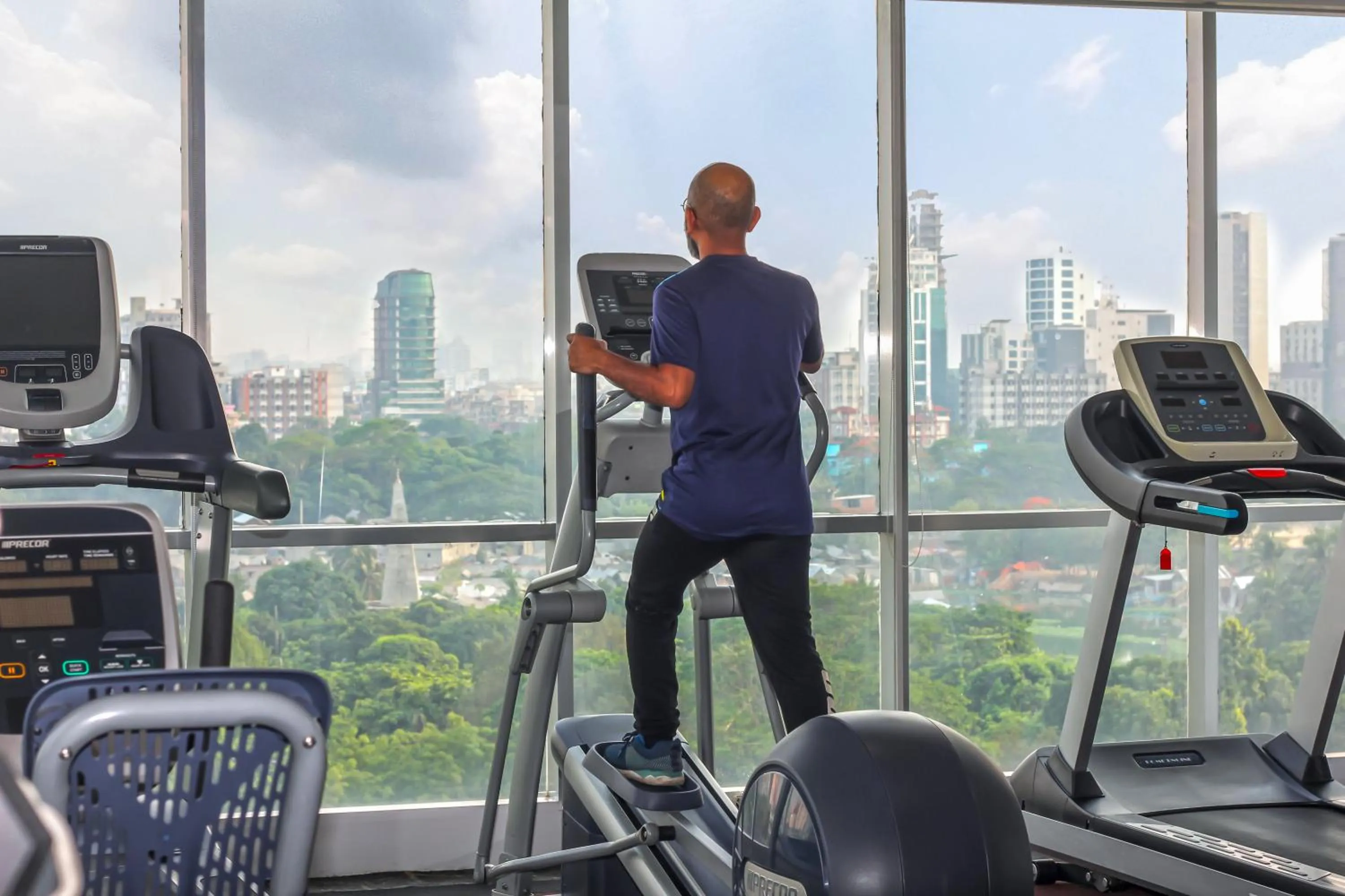 Fitness centre/facilities in Hotel The Grandmark-Dhaka
