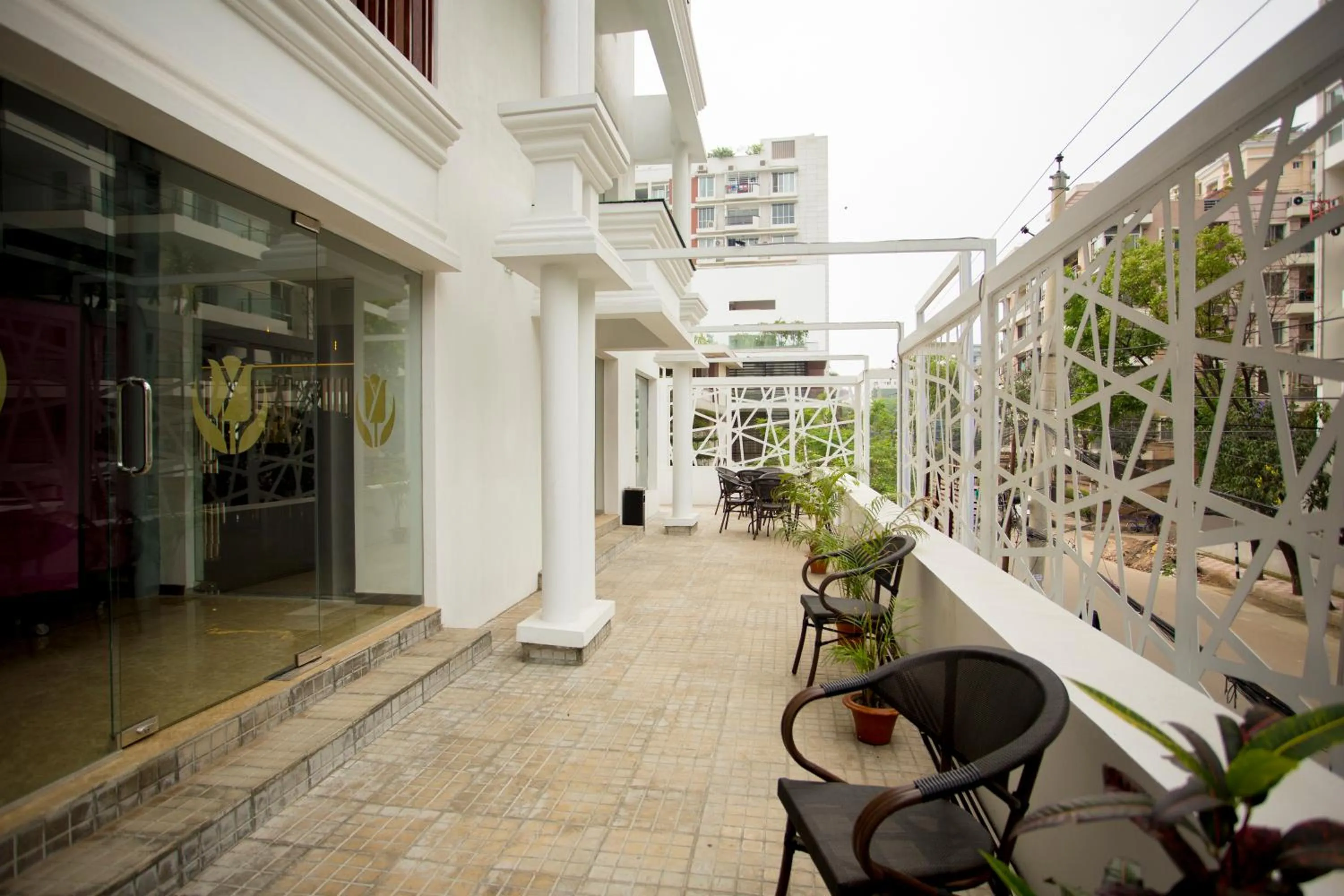 Balcony/Terrace in Hotel The Grandmark-Dhaka