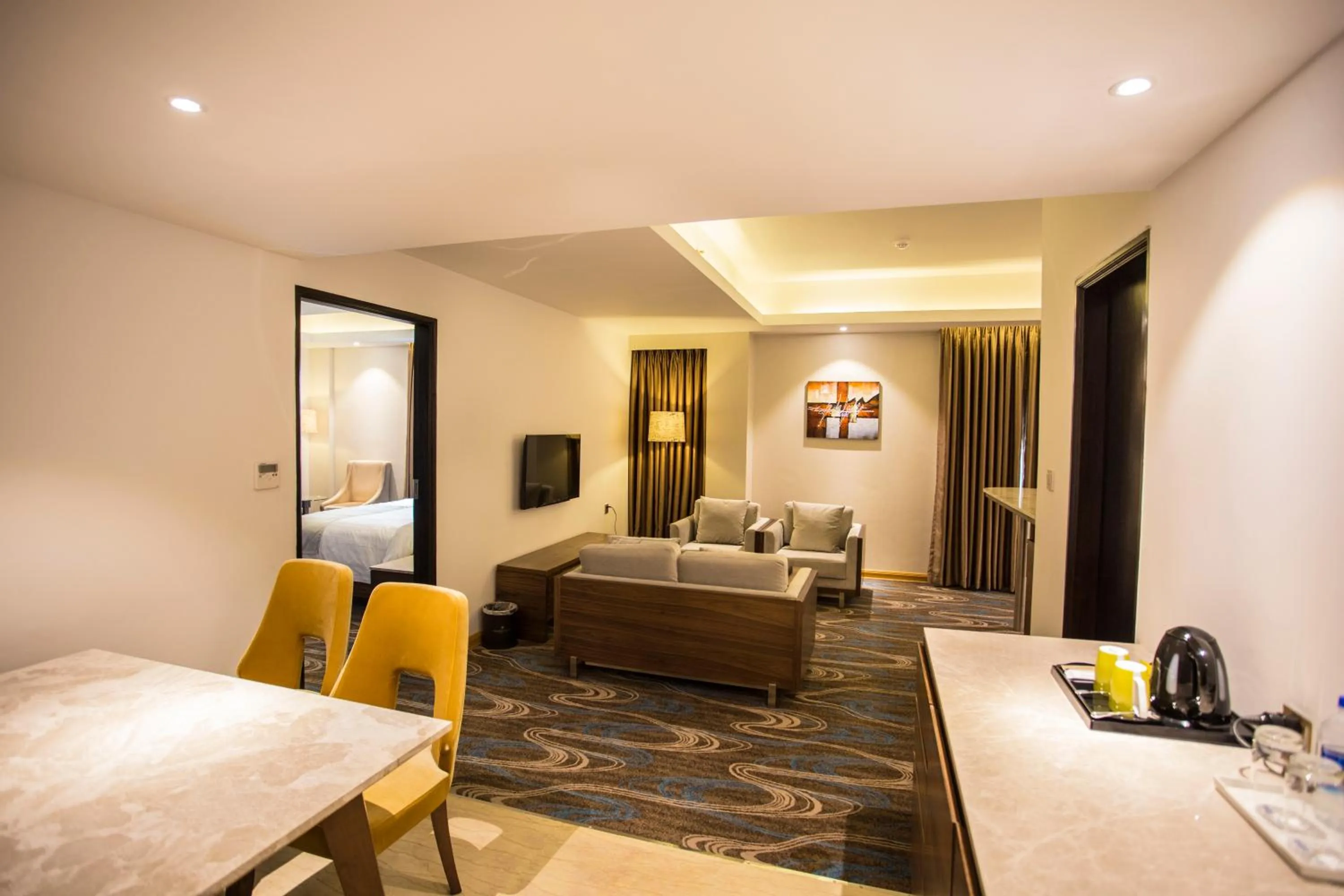 Dining area in Hotel The Grandmark-Dhaka