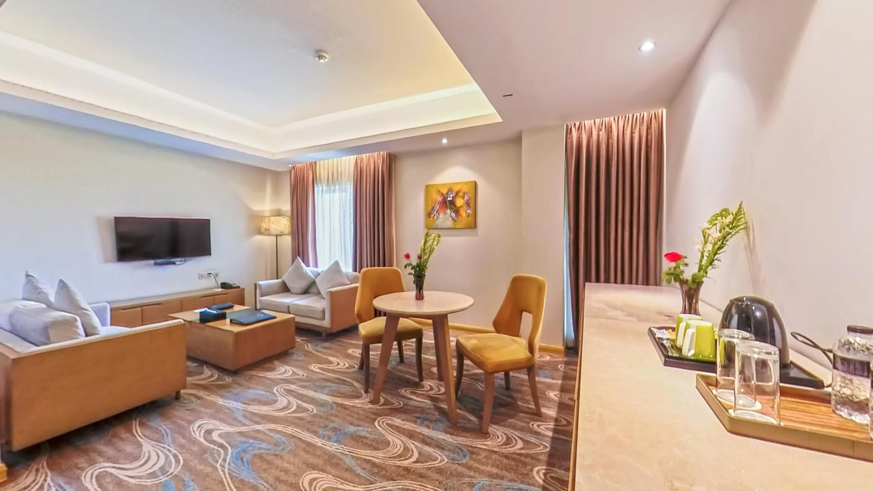 Living room in Hotel The Grandmark-Dhaka