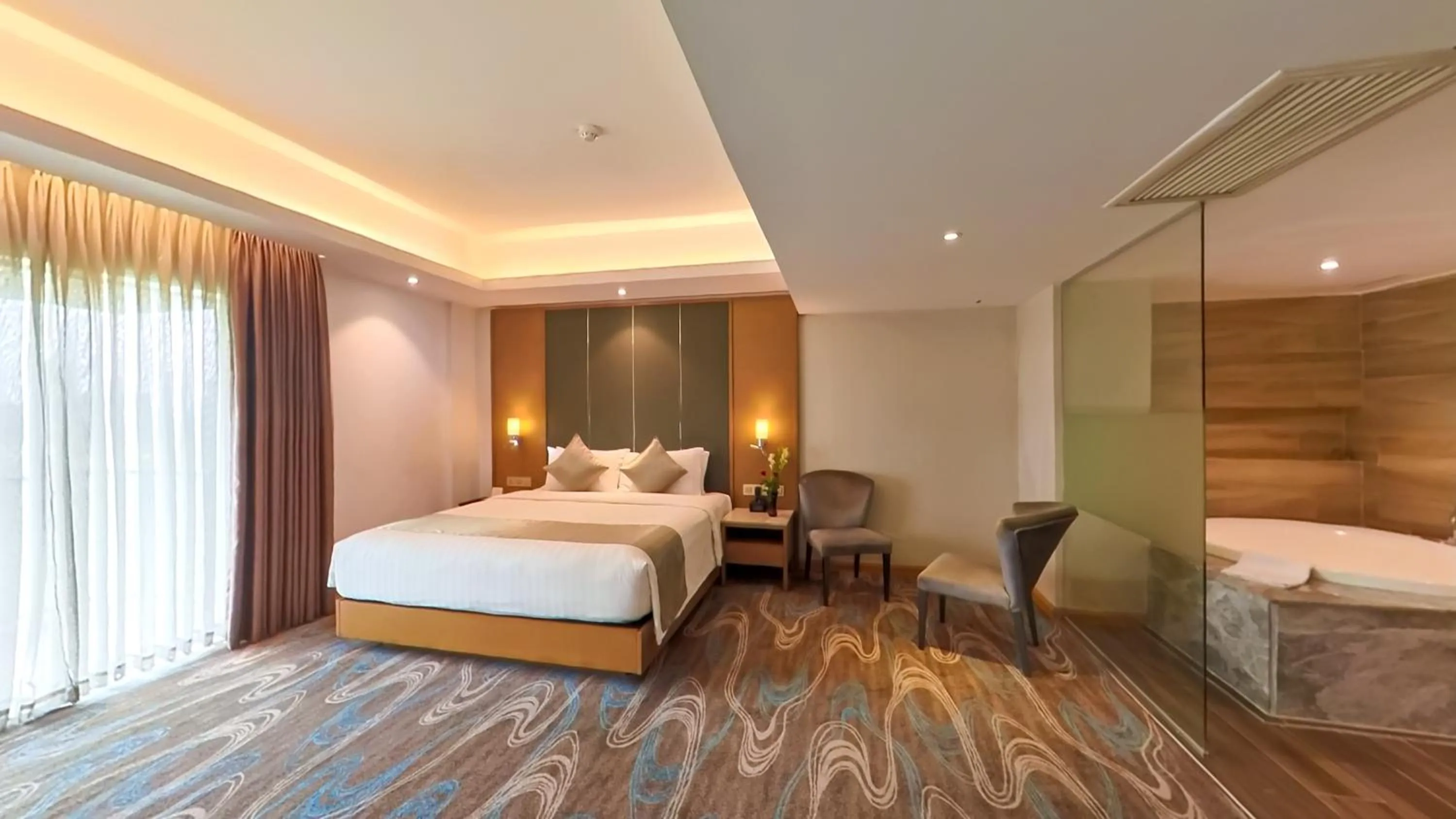 Bed in Hotel The Grandmark-Dhaka