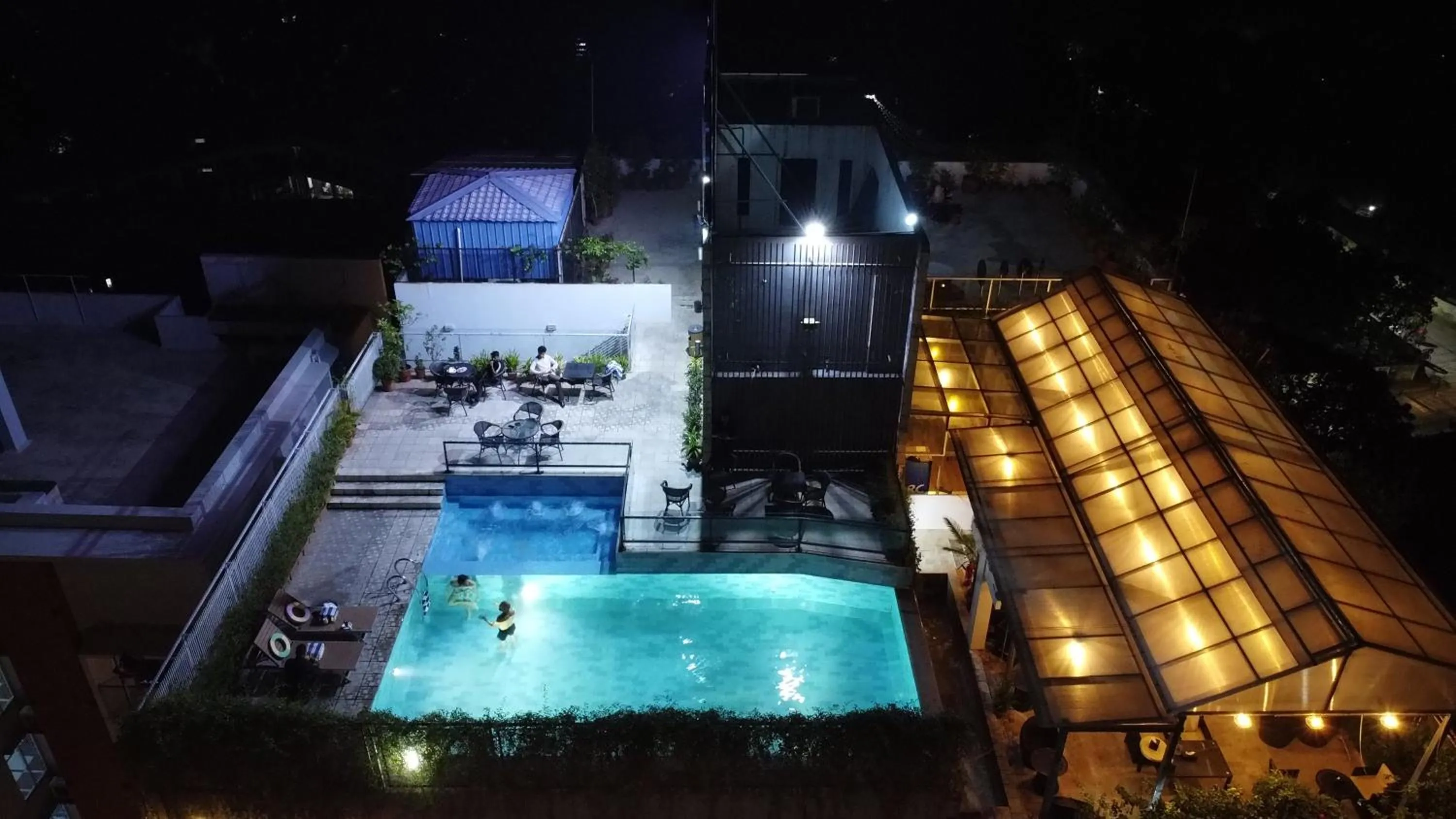 Swimming pool in Hotel The Grandmark-Dhaka