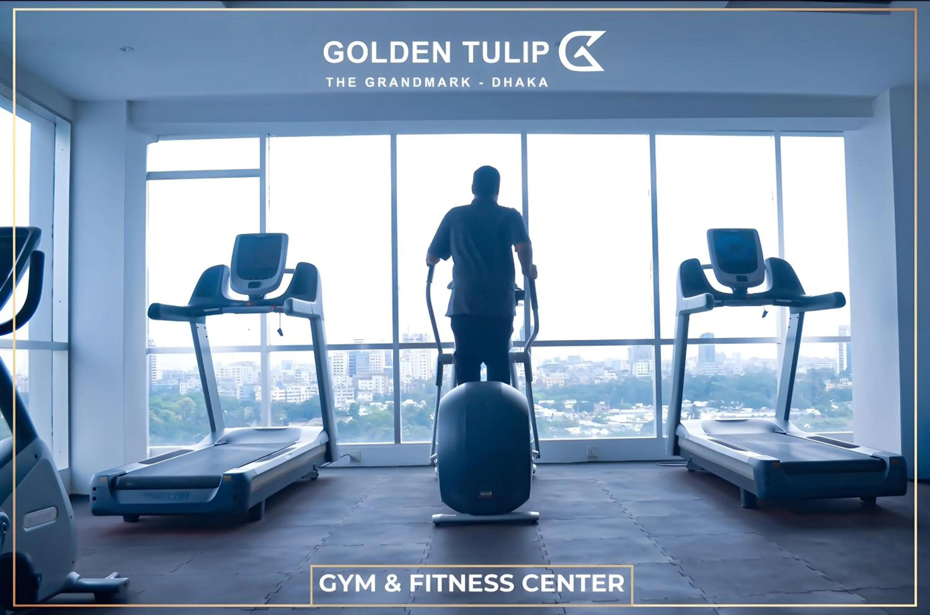 Fitness centre/facilities in Hotel The Grandmark-Dhaka