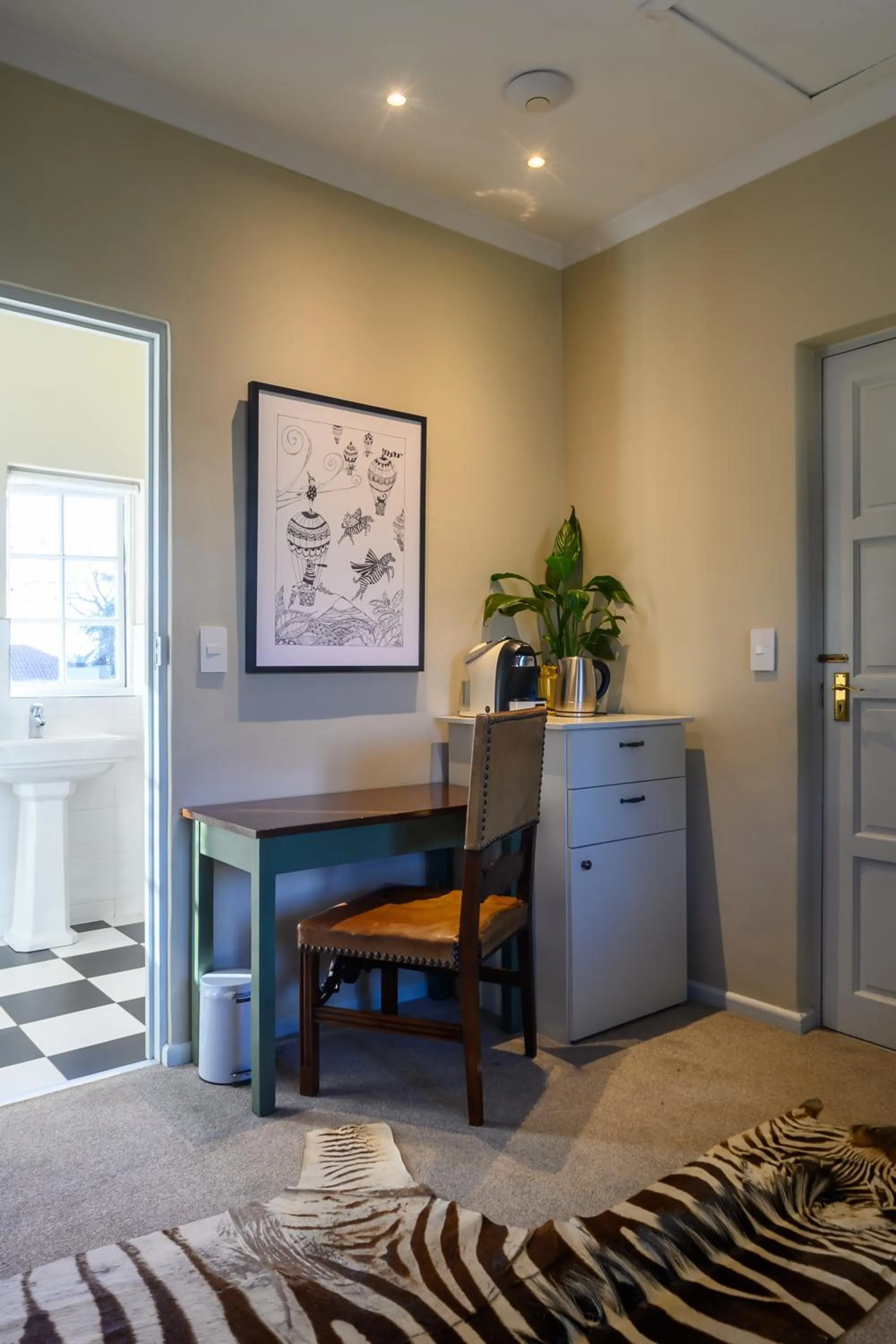 Seating area in Baruch Guesthouse on Lovell