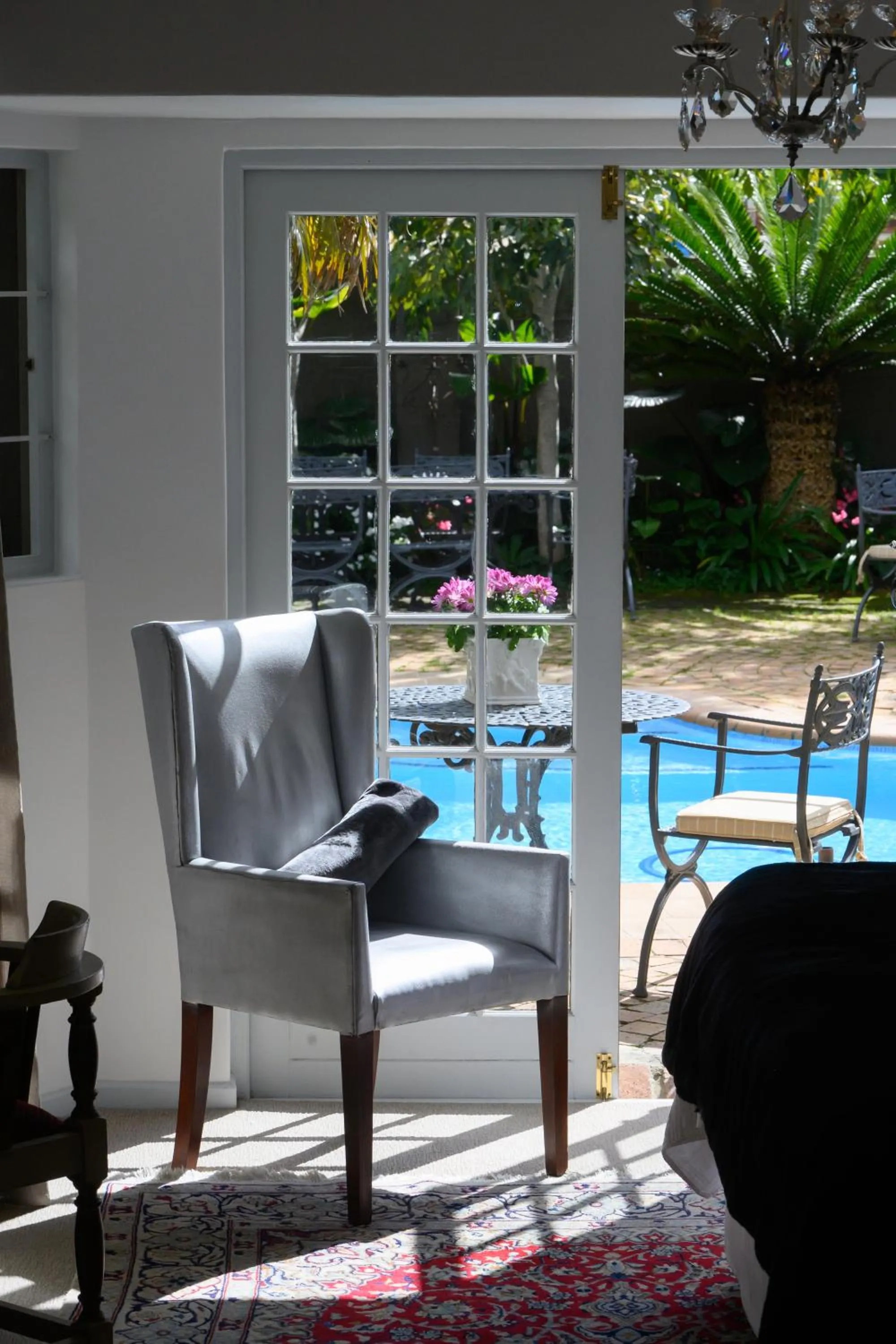 Seating area in Baruch Guesthouse on Lovell