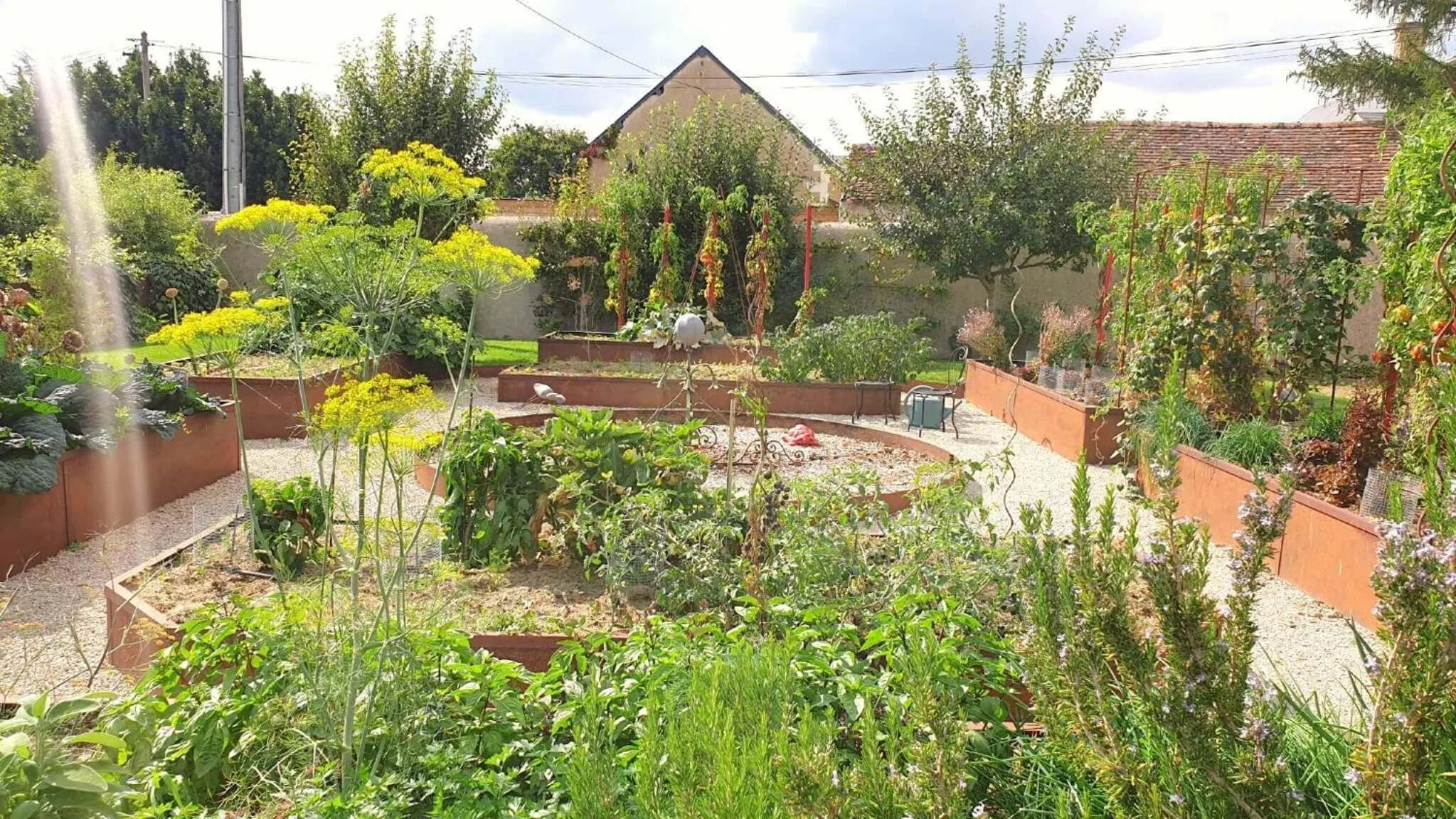 Garden in Les Loges de Saint Eloi