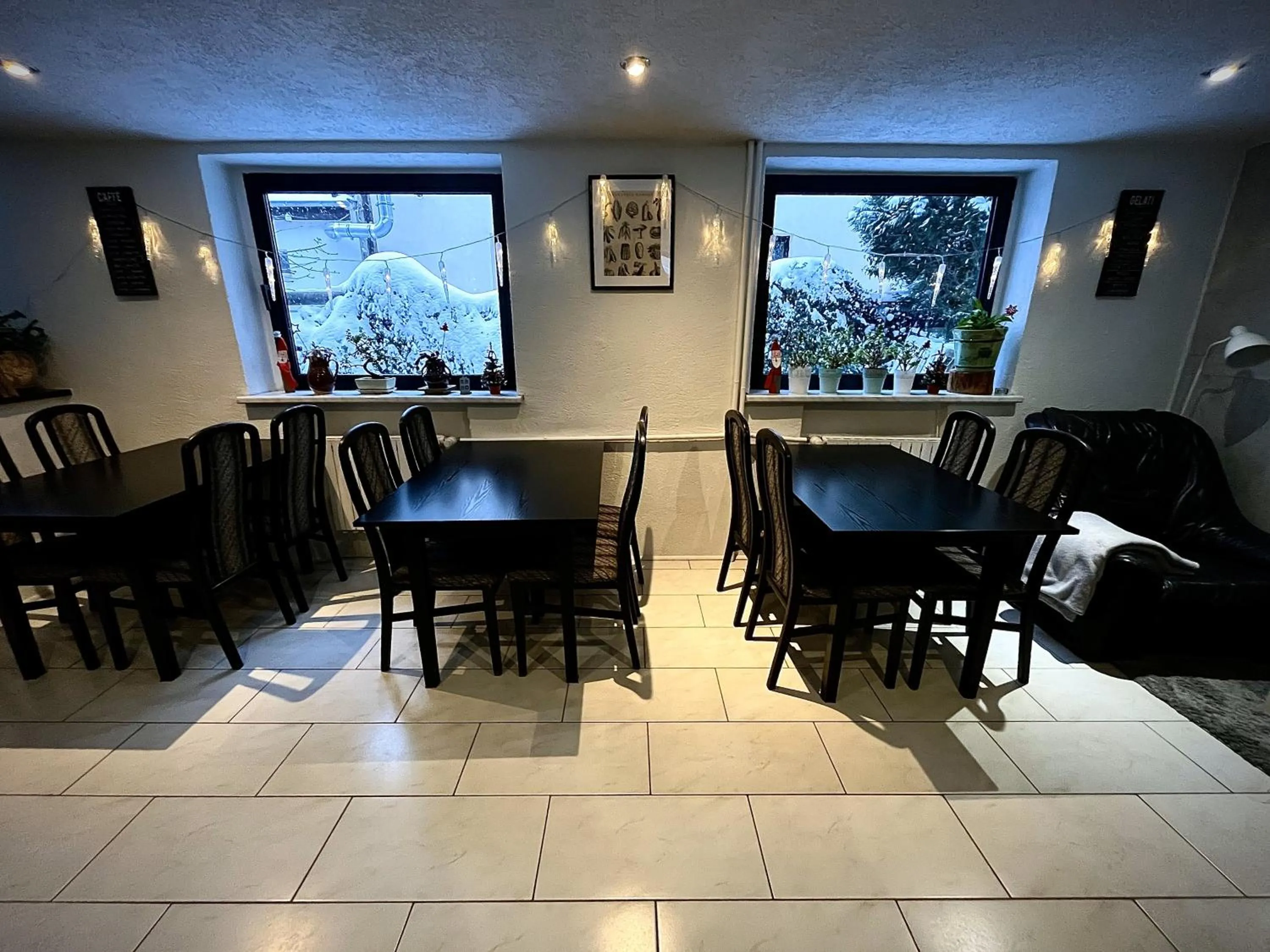 Seating area in Willa Hektor