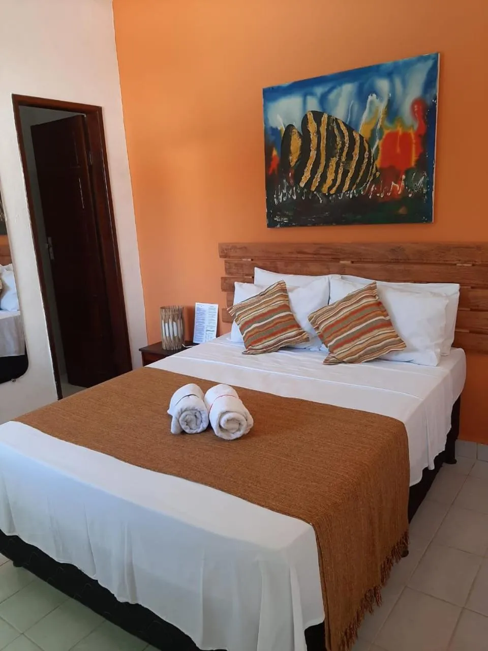 Bed in Pousada Rota Tropicana