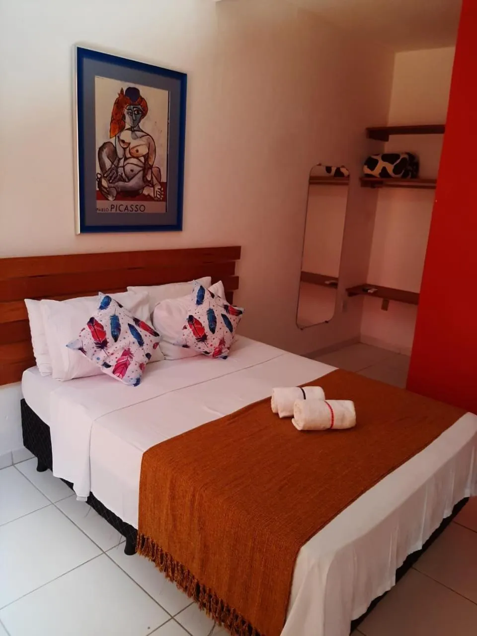 Bed in Pousada Rota Tropicana