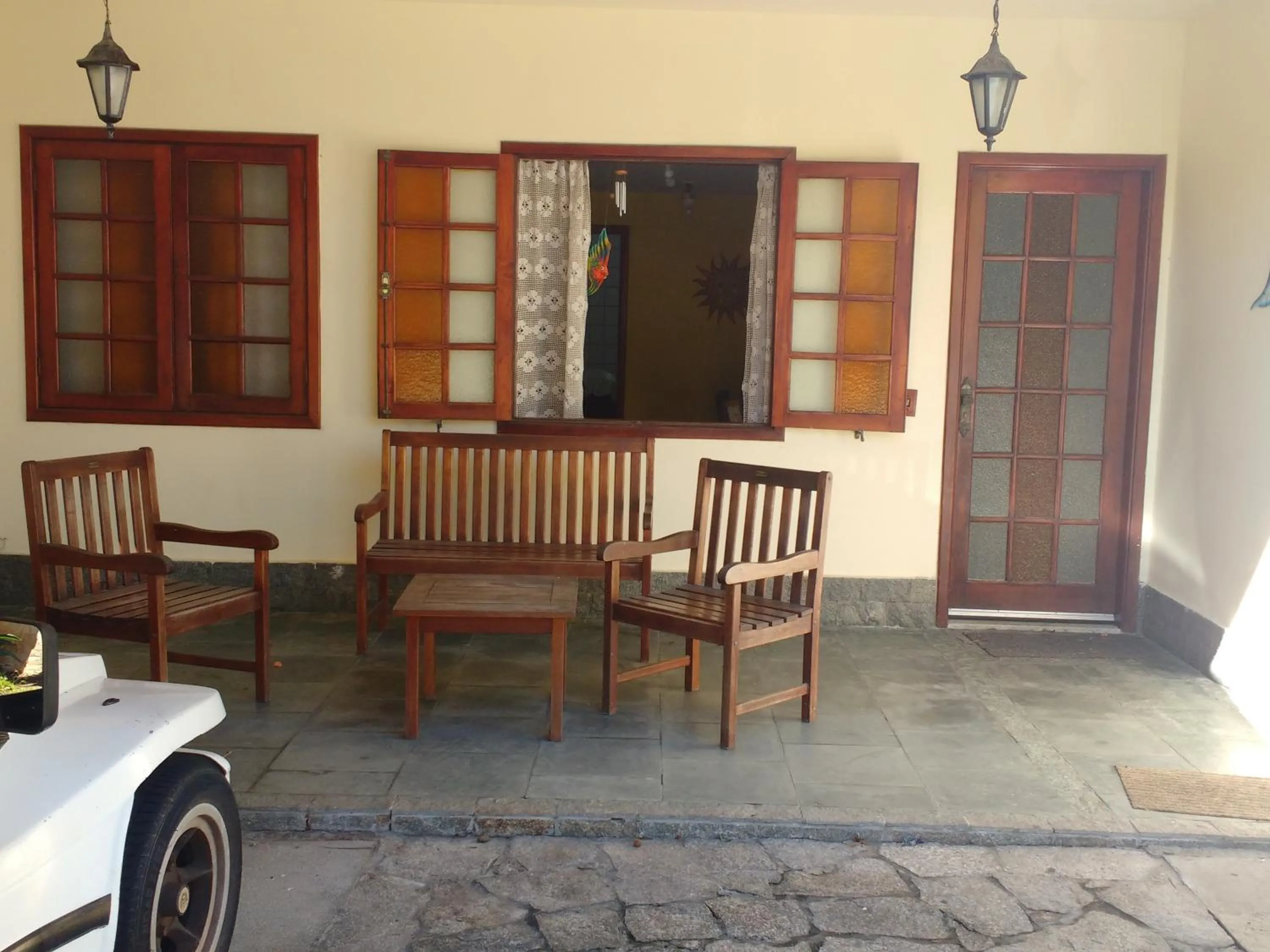 Balcony/Terrace in Casa 4 quartos Condomínio em Frente a Praia Grande