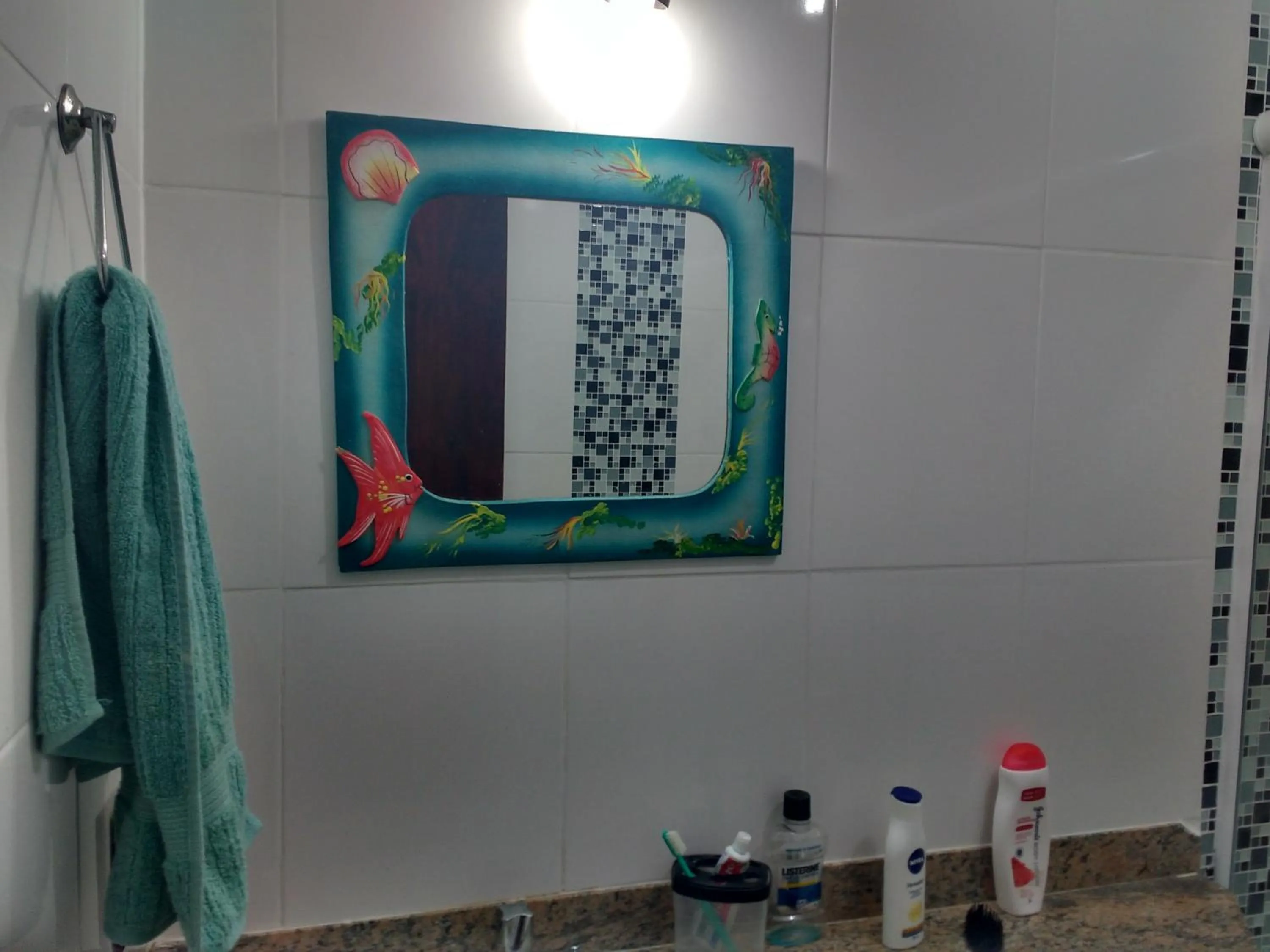 Bathroom in Casa 4 quartos Condomínio em Frente a Praia Grande