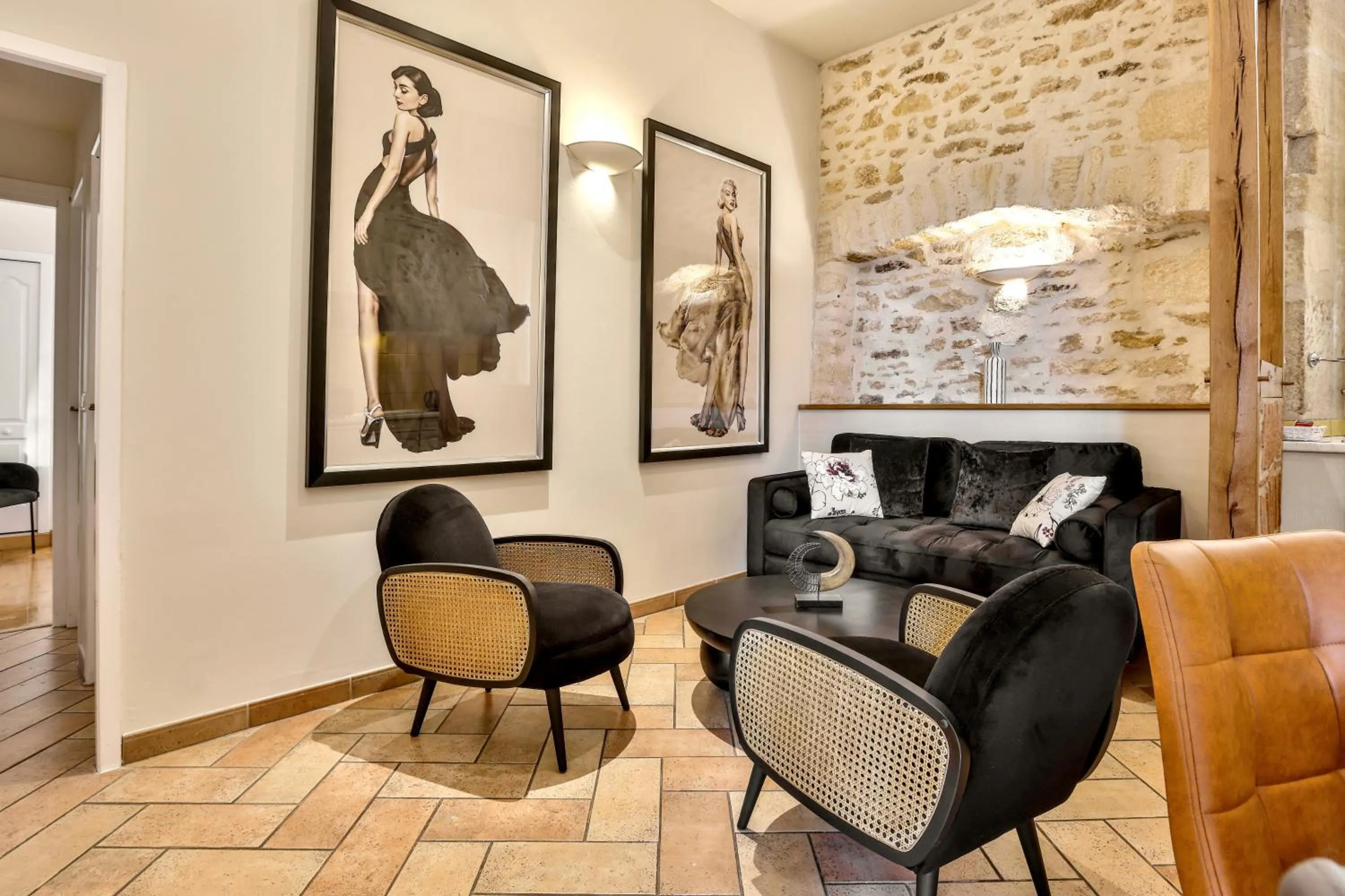 Living room in La Villa des Consuls - Gîte de tourisme de charme