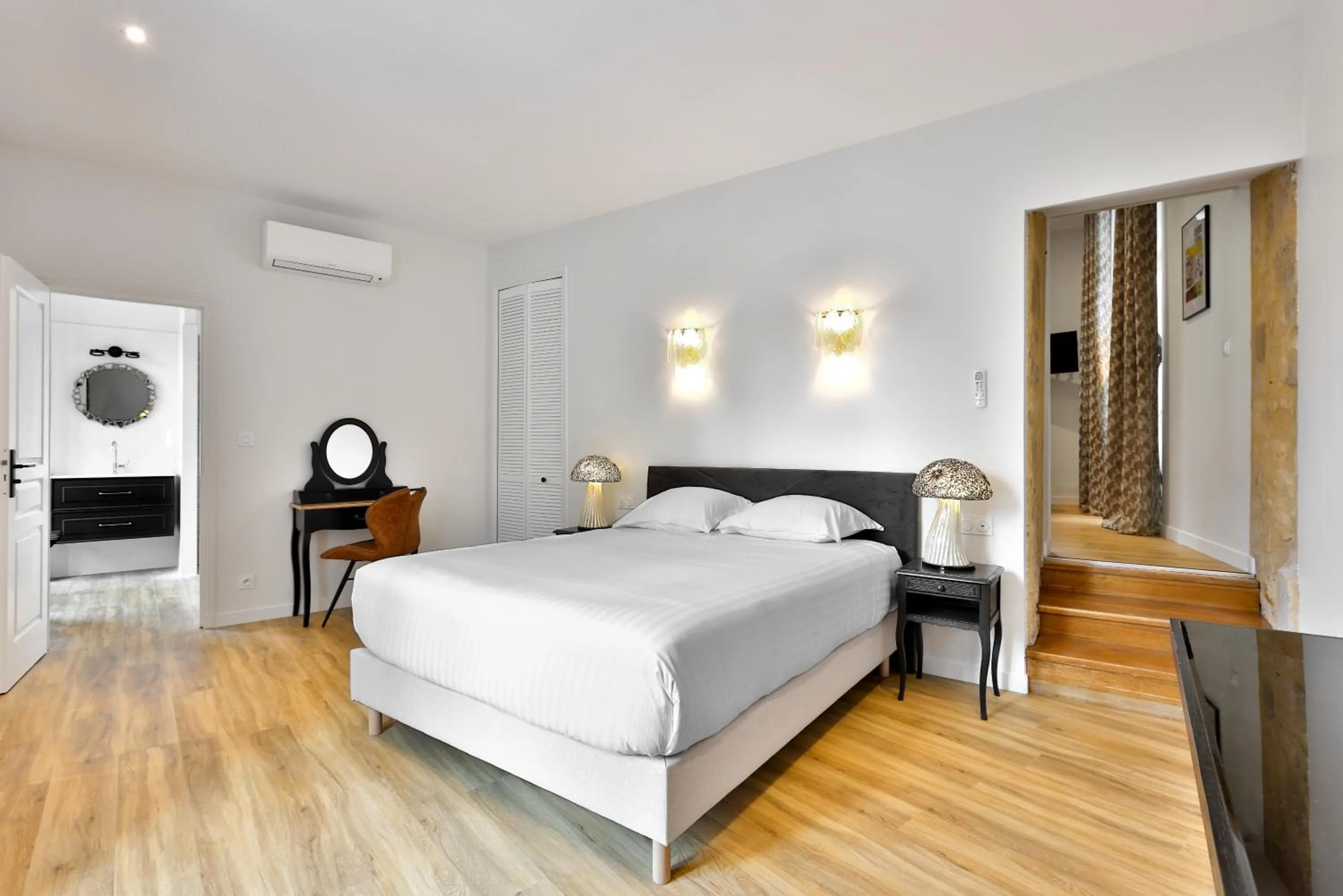 Bed in La Villa des Consuls - Gîte de tourisme de charme