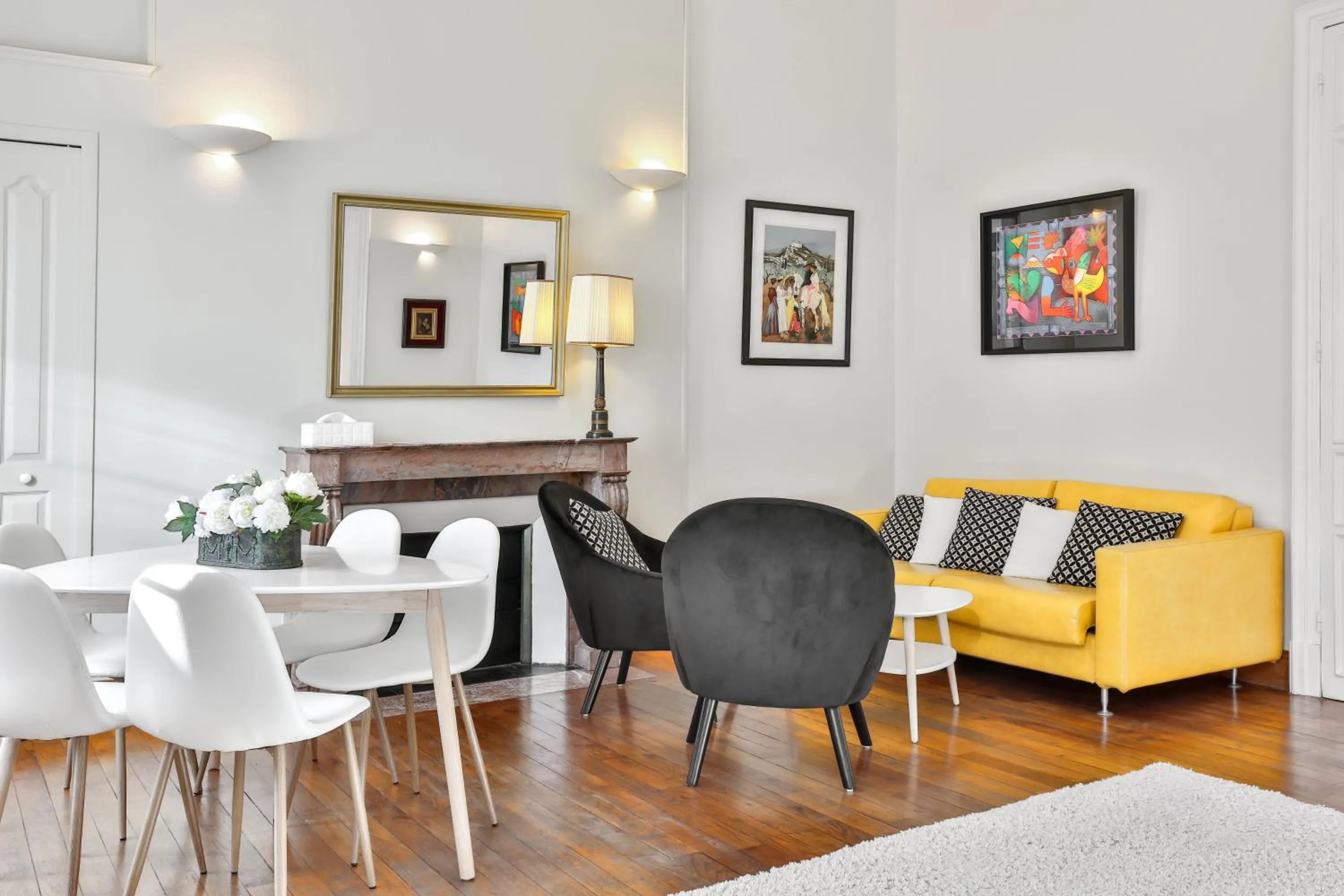 Living room in La Villa des Consuls - Gîte de tourisme de charme