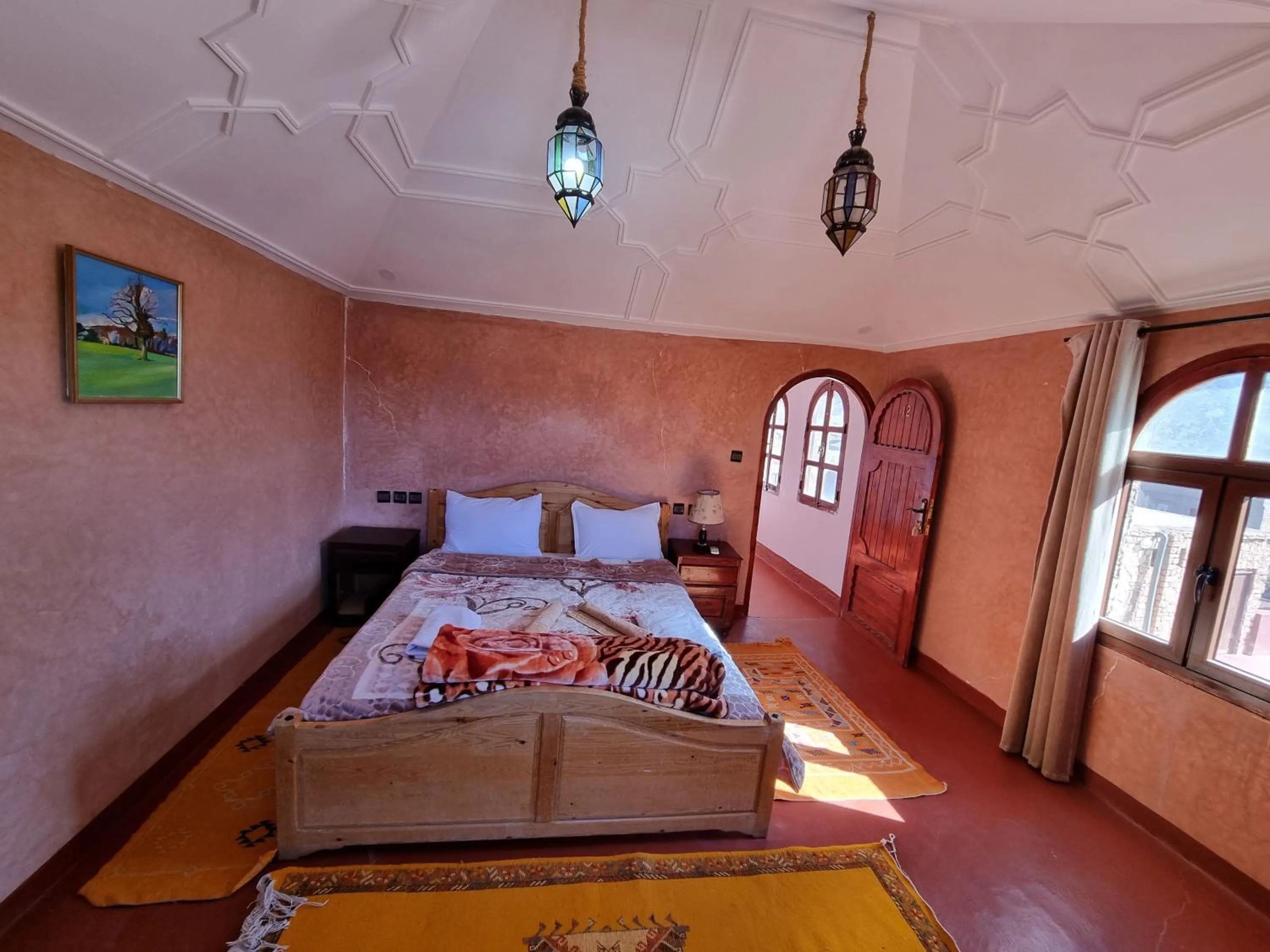 Bed in Auberge Restaurant Telouet