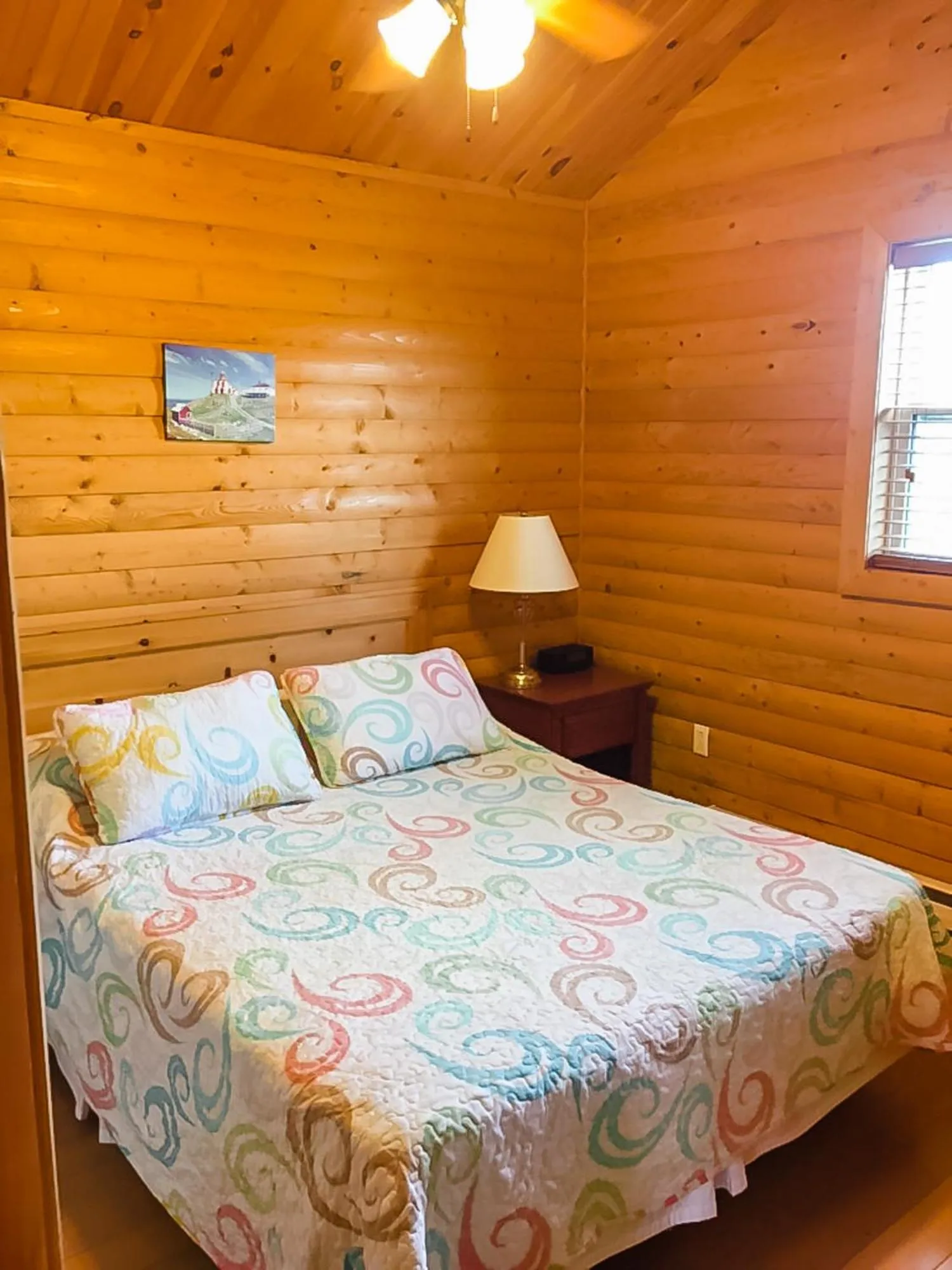 Bed in Hillside Cottages