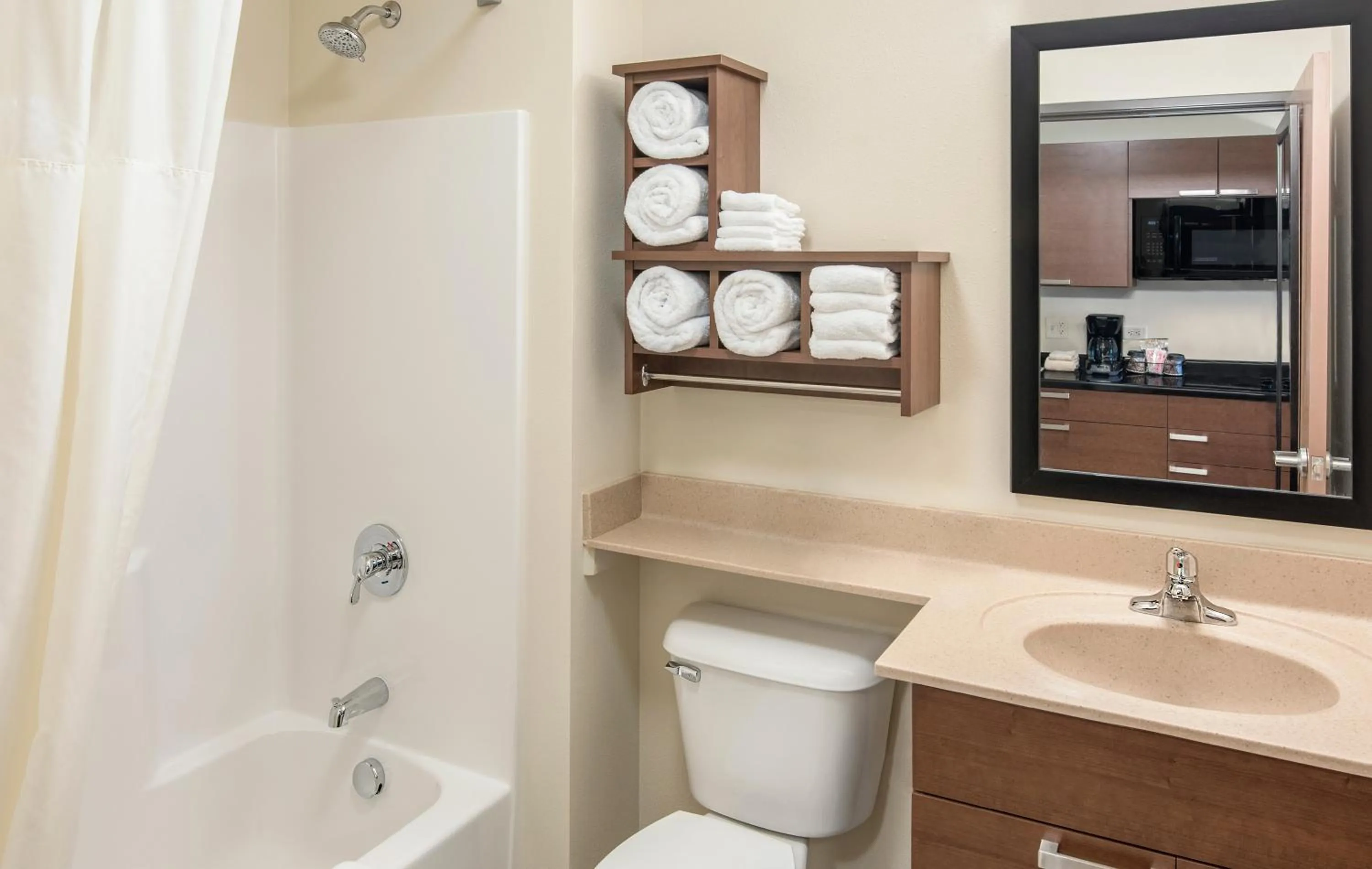 Shower in My Place Hotel-Salt Lake City-West Jordan