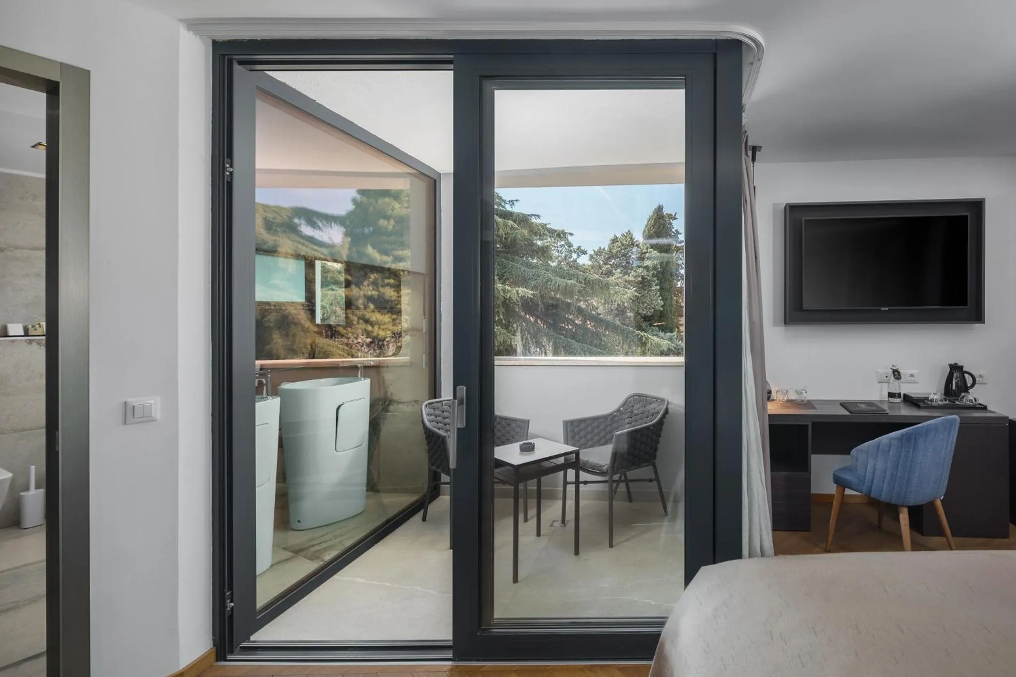 Seating area in Hotel Cittar