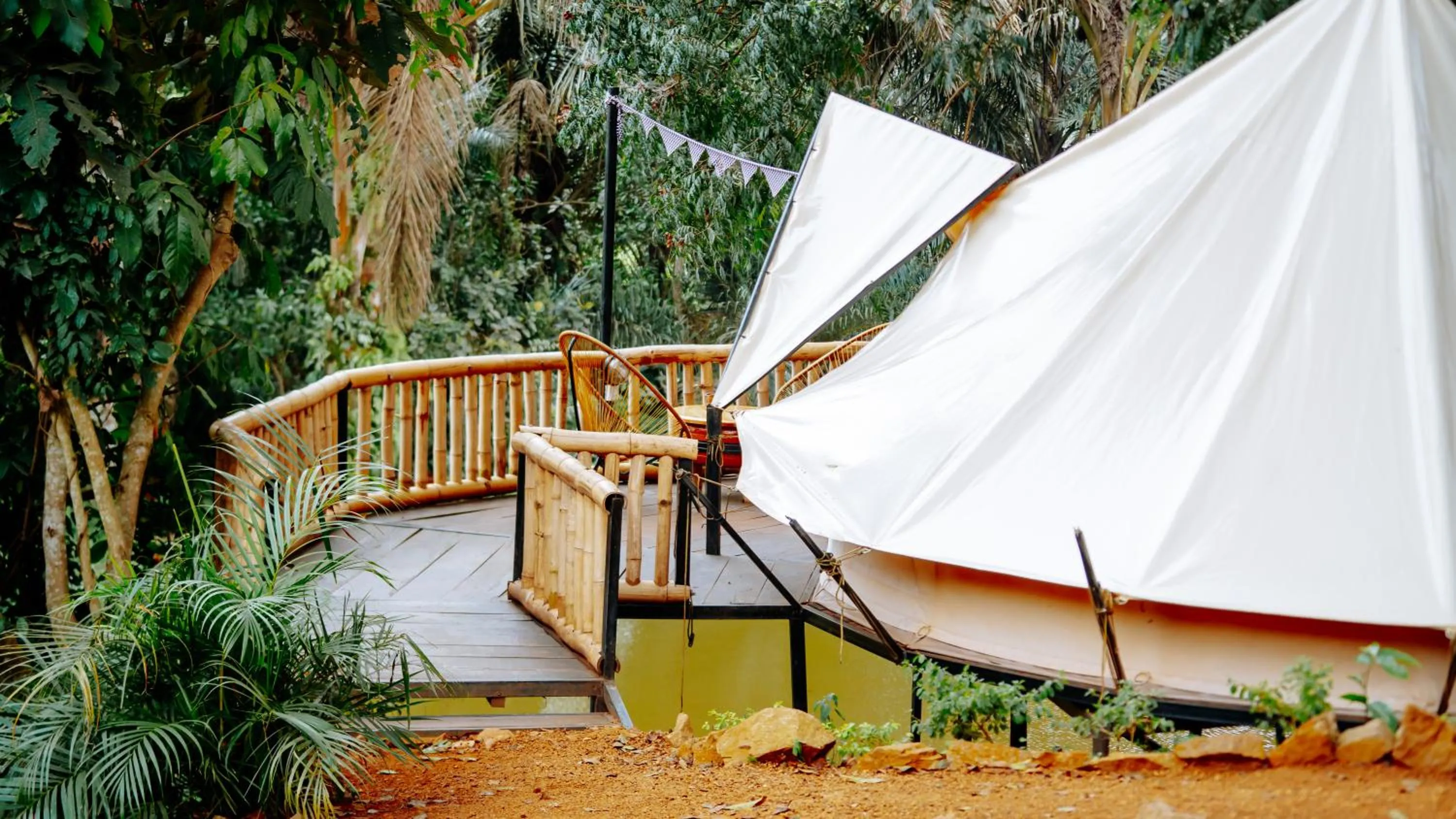 Balcony/Terrace in ViaVia Entebbe