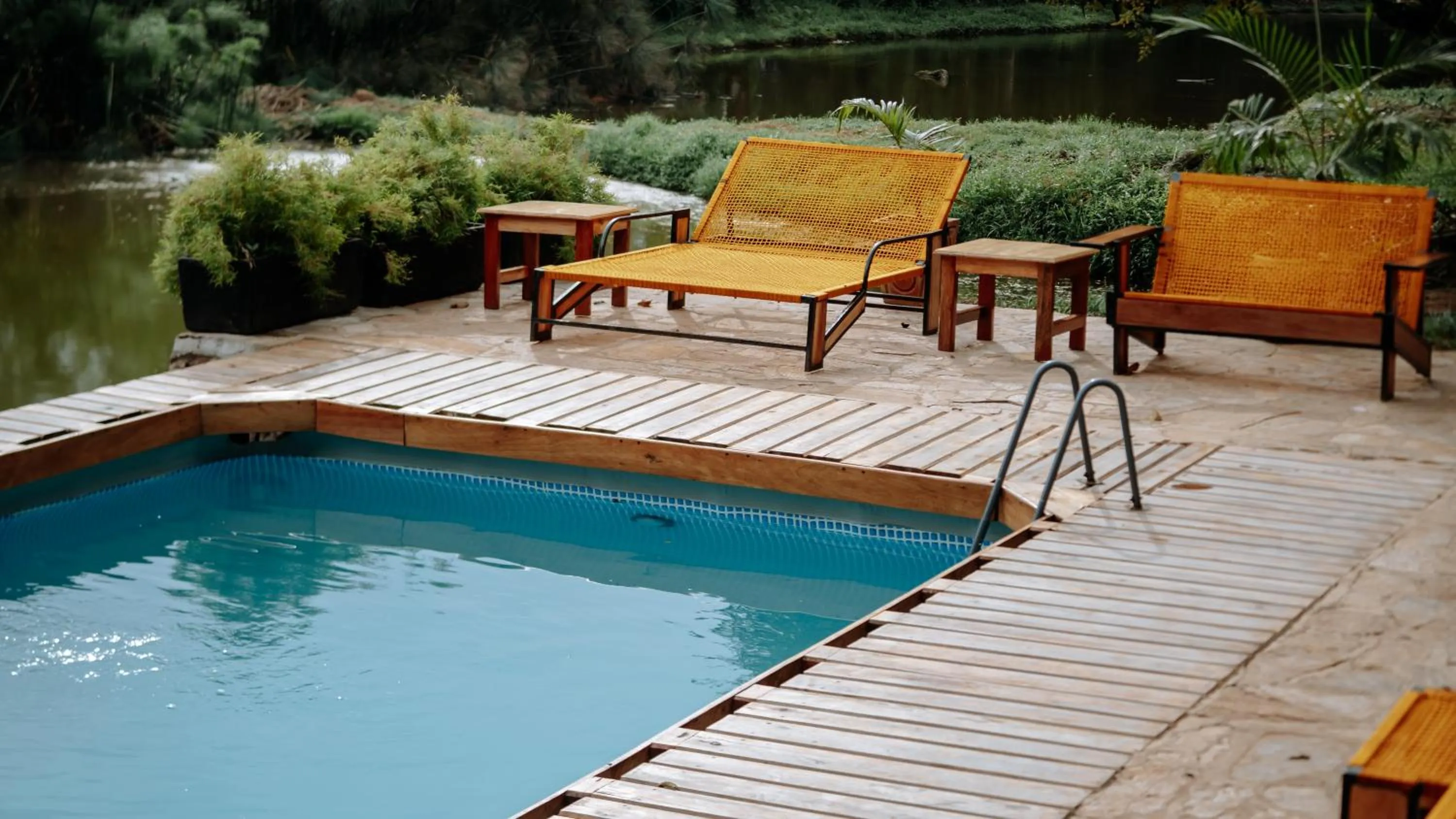 Swimming pool in ViaVia Entebbe