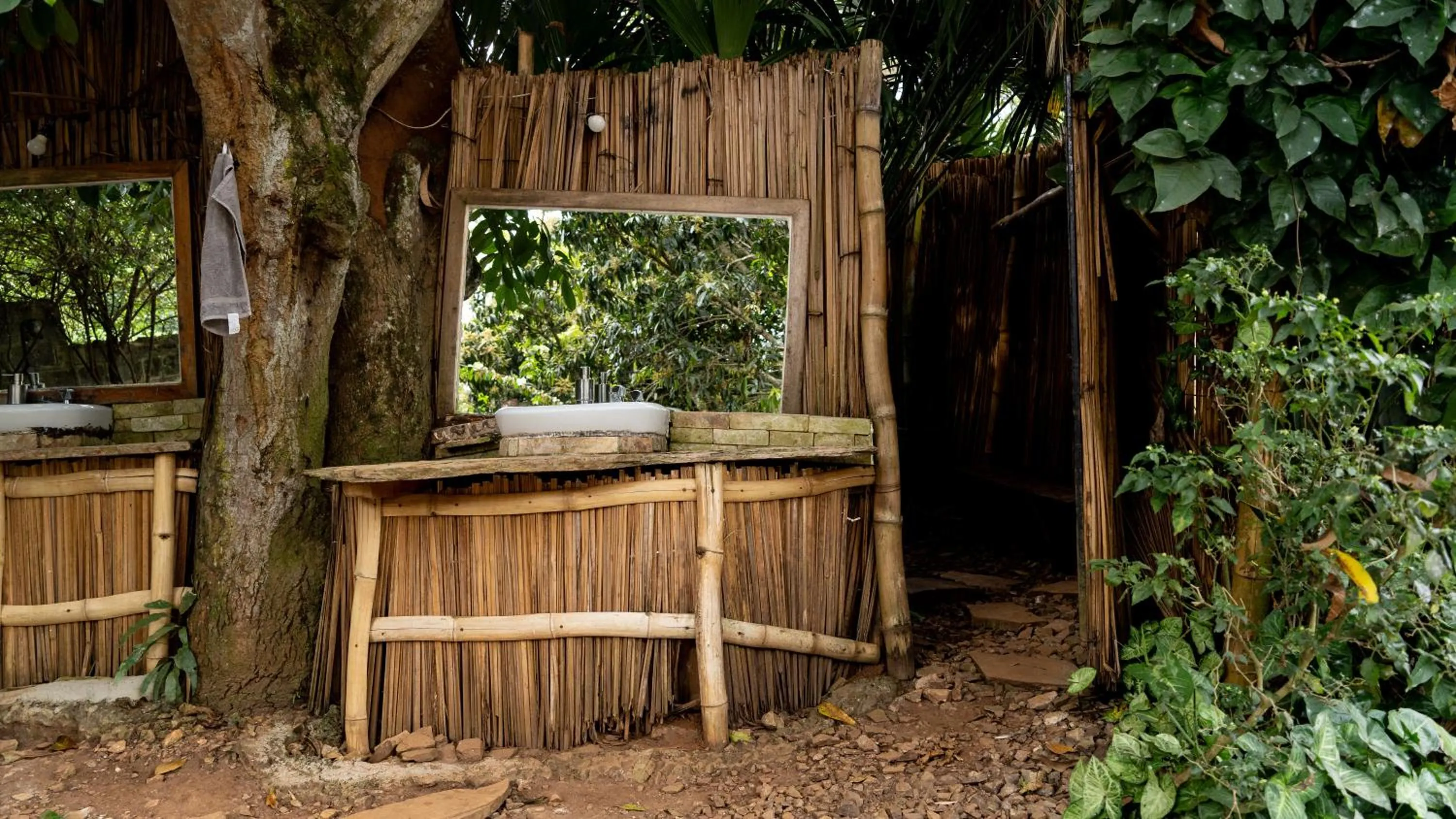 Shower in ViaVia Entebbe