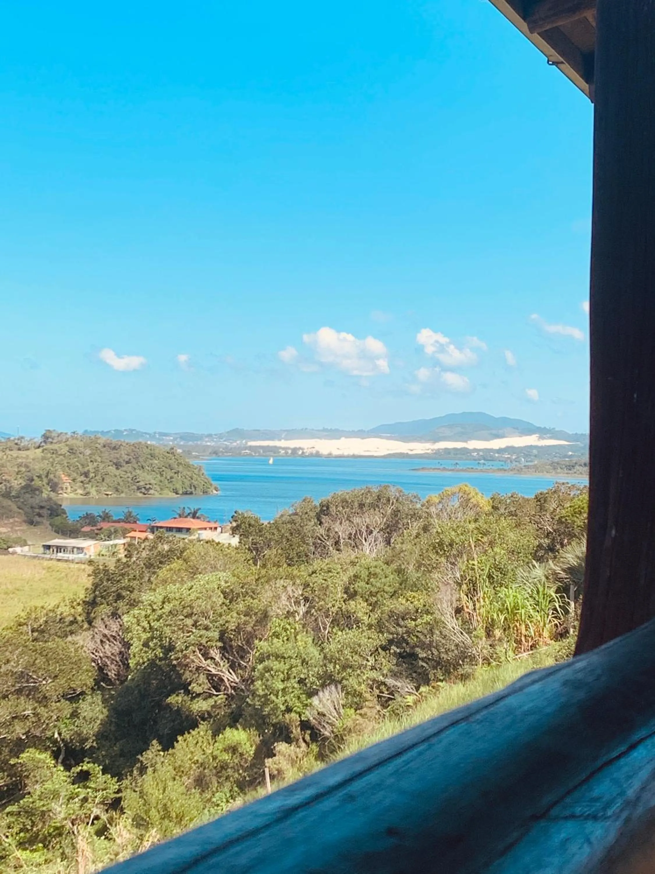 Lake view in Pousada La Creación