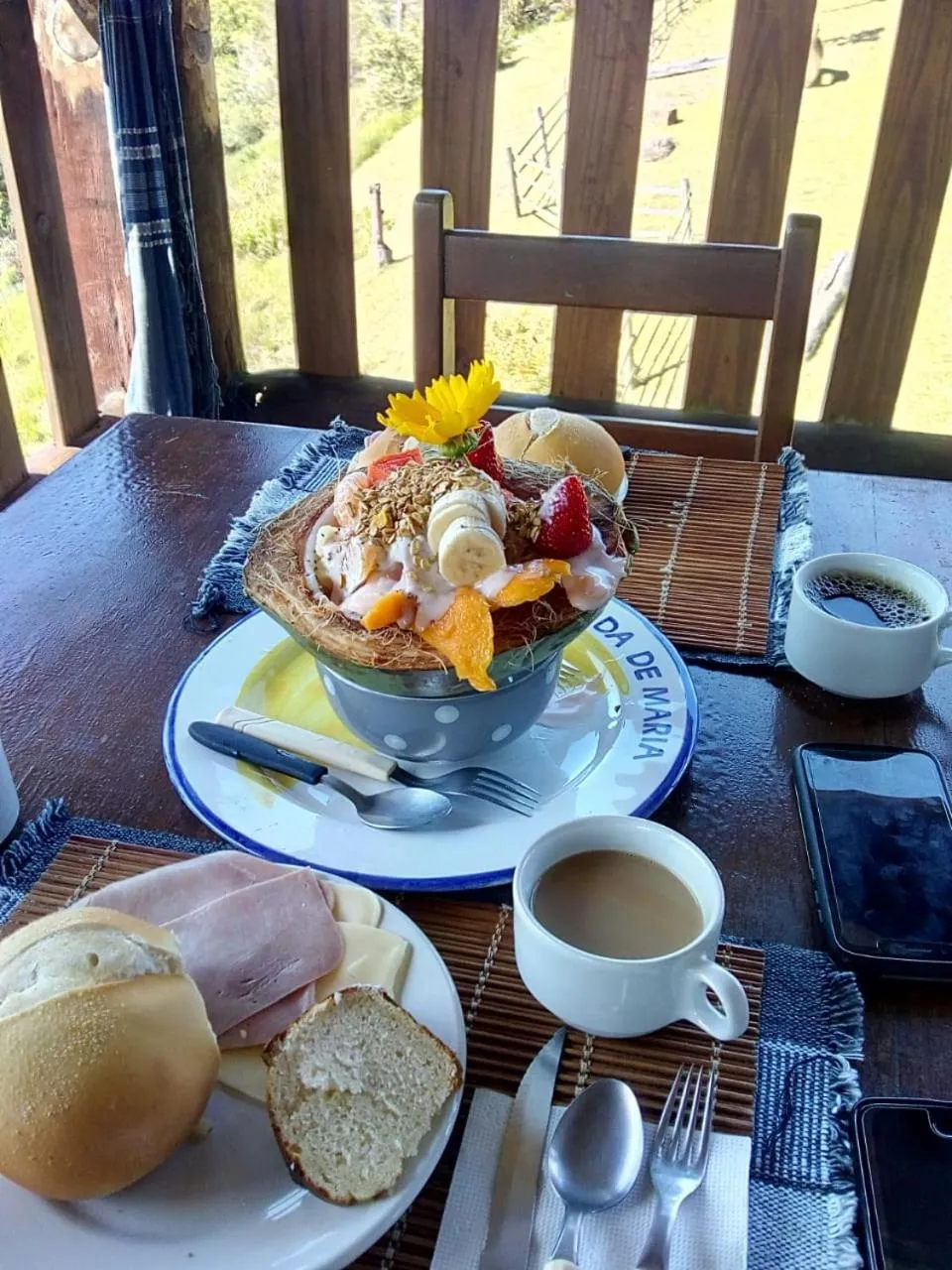 Food and drinks in Pousada La Creación