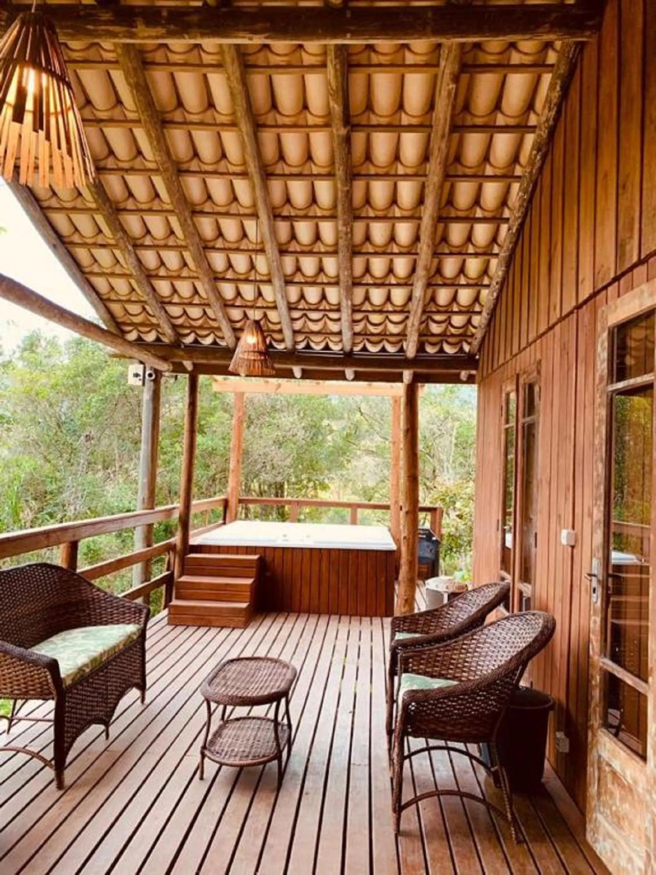 Hot Tub in Pousada La Creación