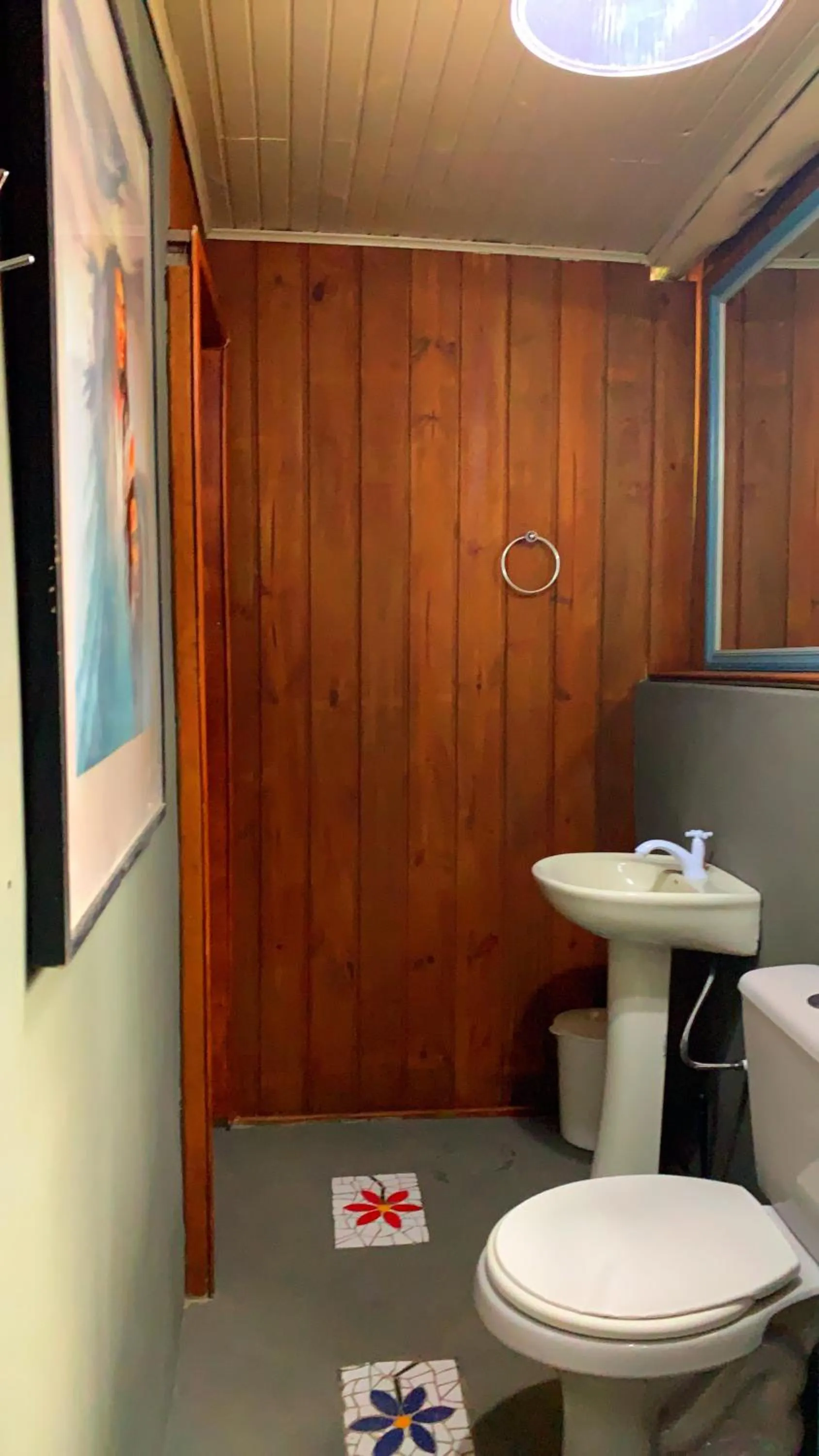 Bathroom in Pousada La Creación