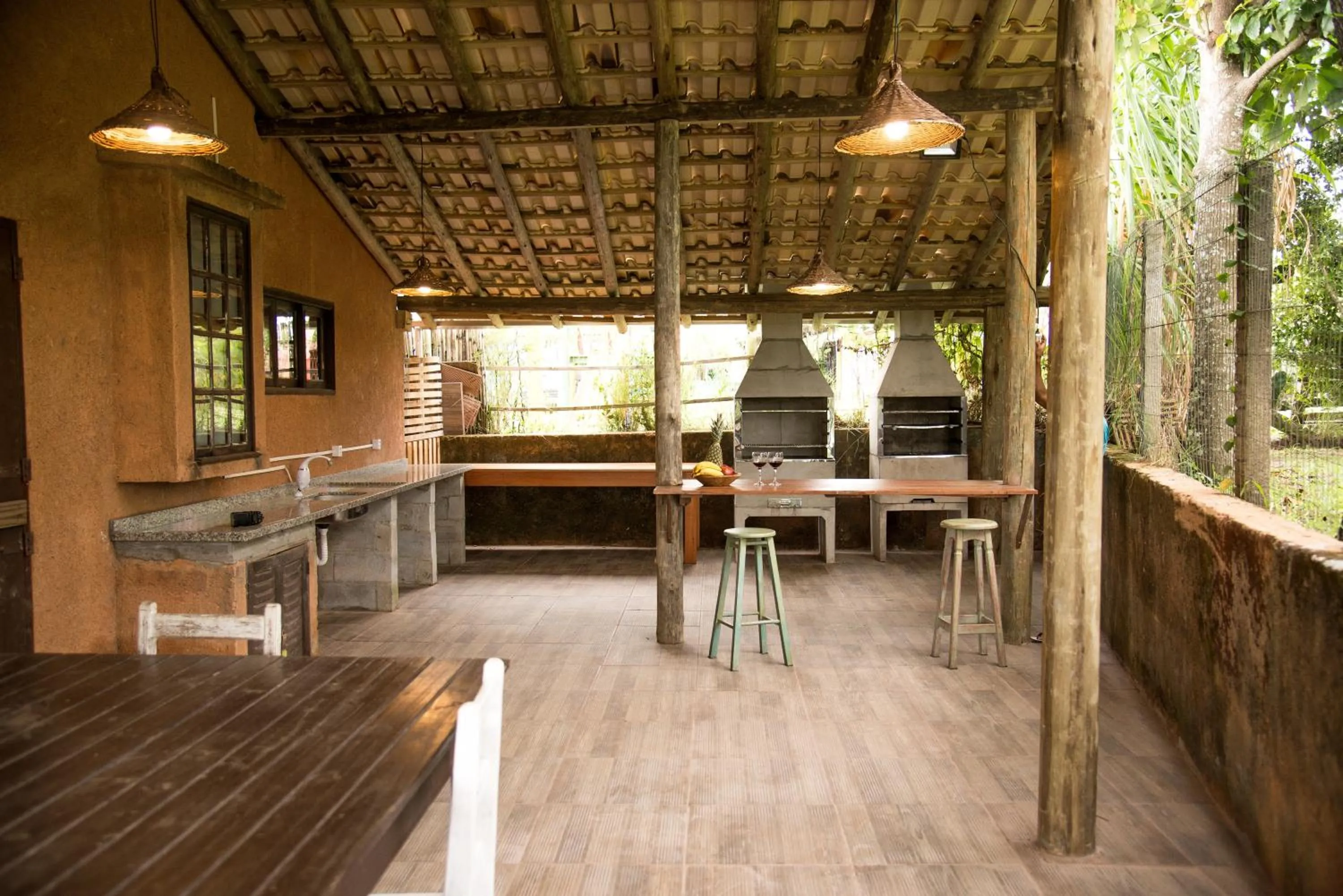 Dining area in Pousada La Creación