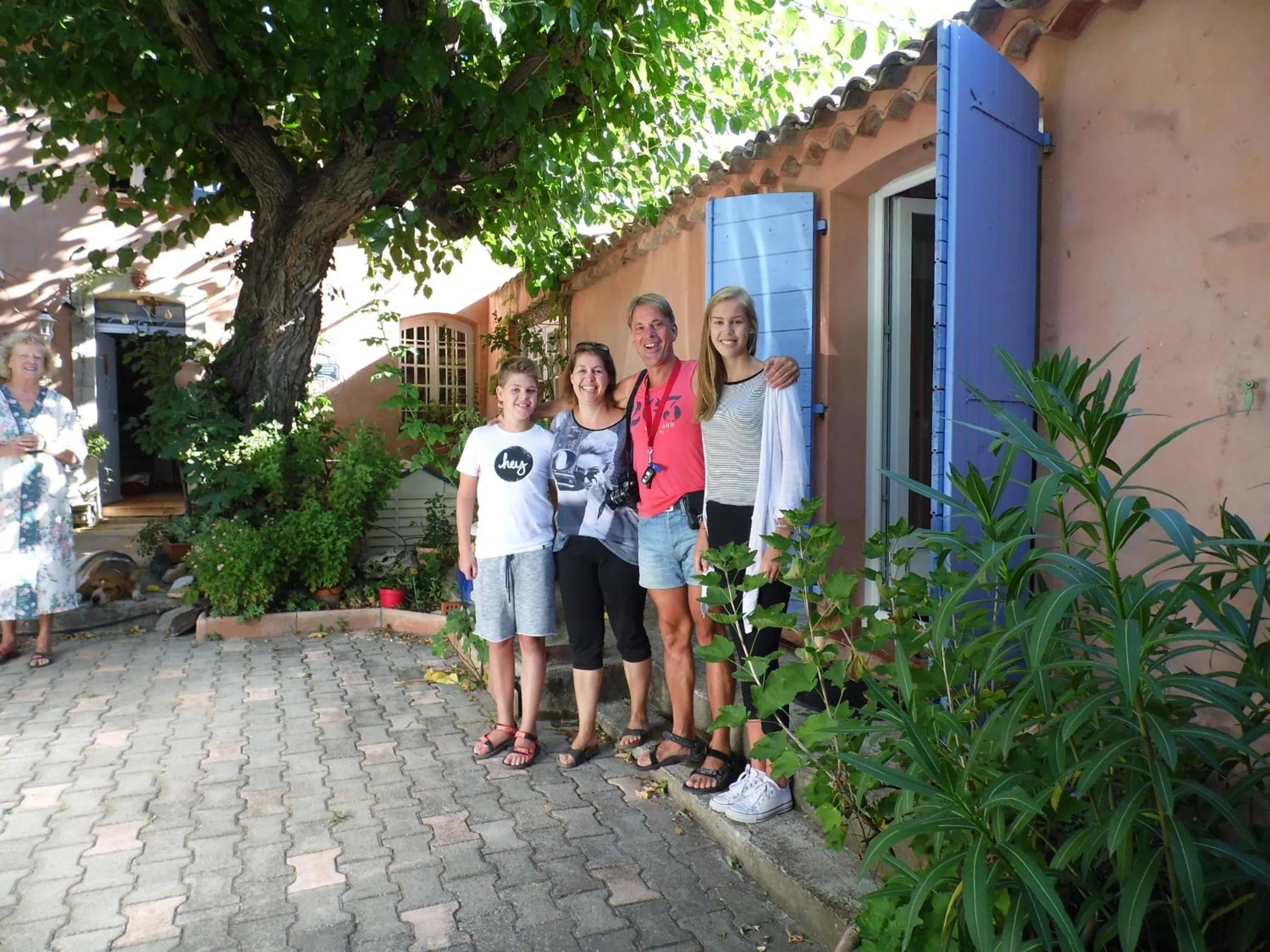 People in le Mas du Pin Vert