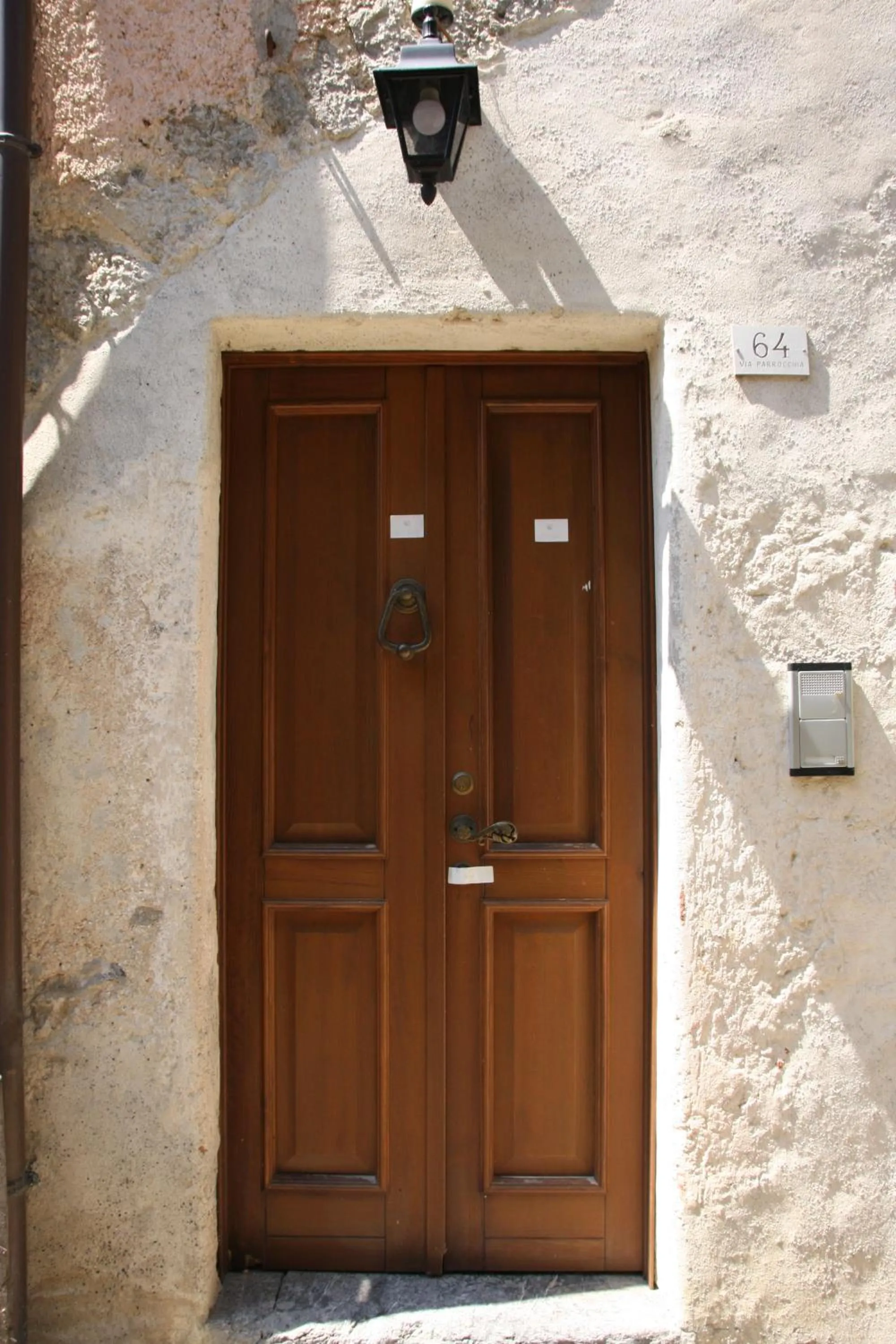 Facade/entrance in Casa Torre