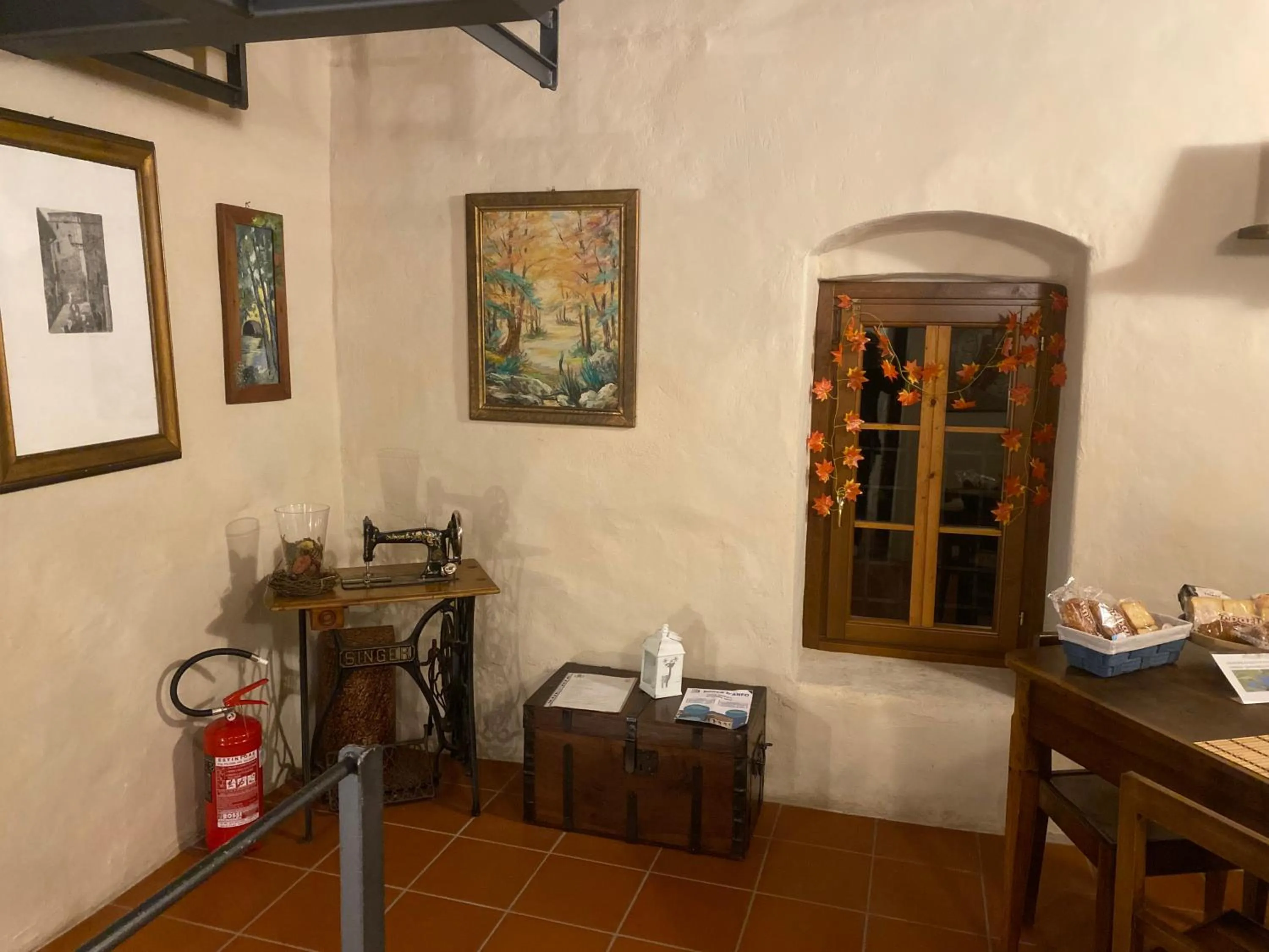 Seating area in Casa Torre