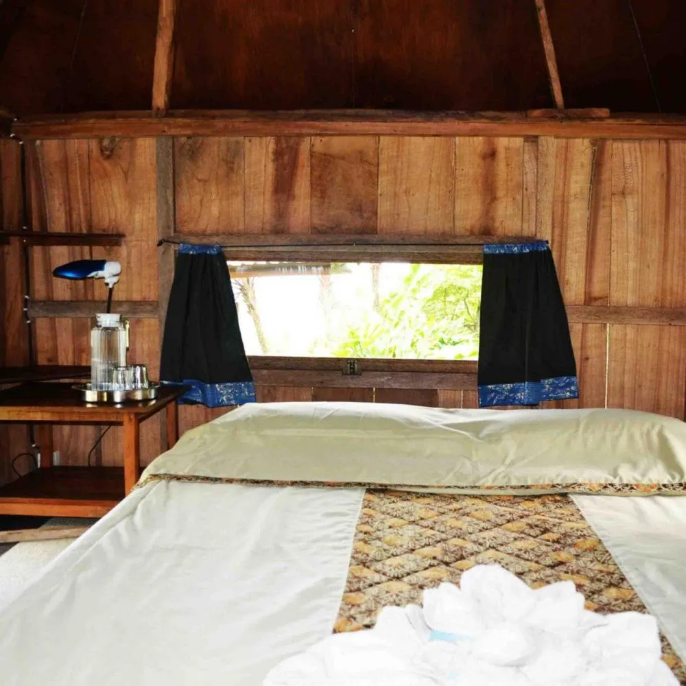 Bed in Bali Mountain Retreat